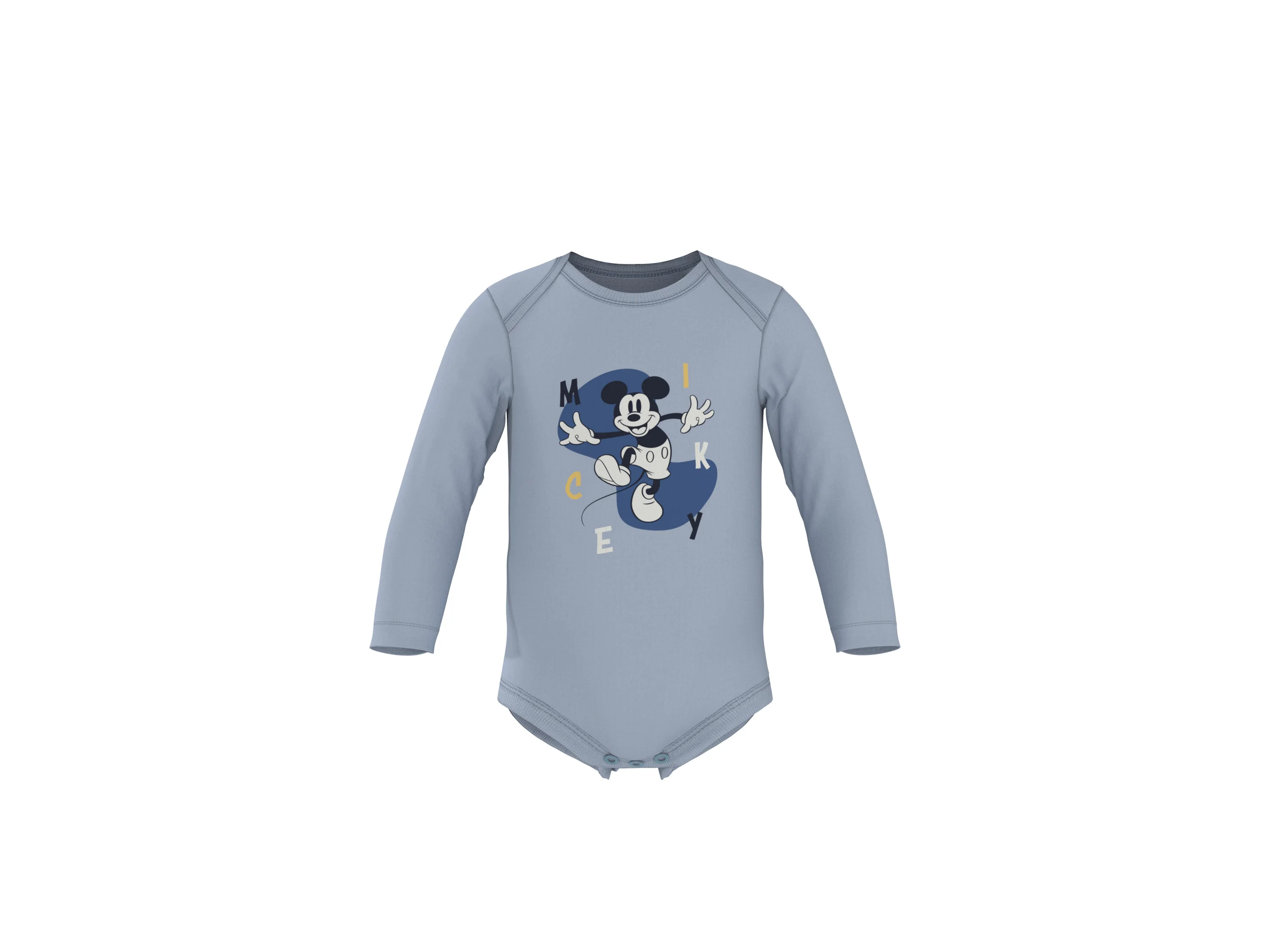 LUPILU® Baby Bodys, 2 Stück (Blau/Weiß, 50/56) – Bild 2 von 4