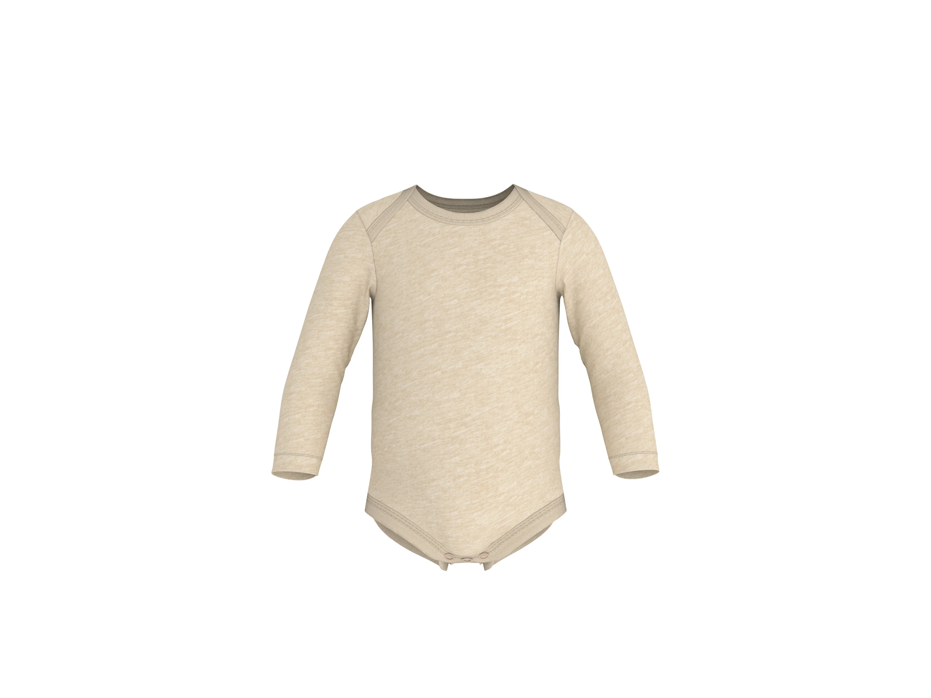 LUPILU® Baby-Bodys, 5 Stück (weiß/beige, 86/92) – Bild 4 von 4
