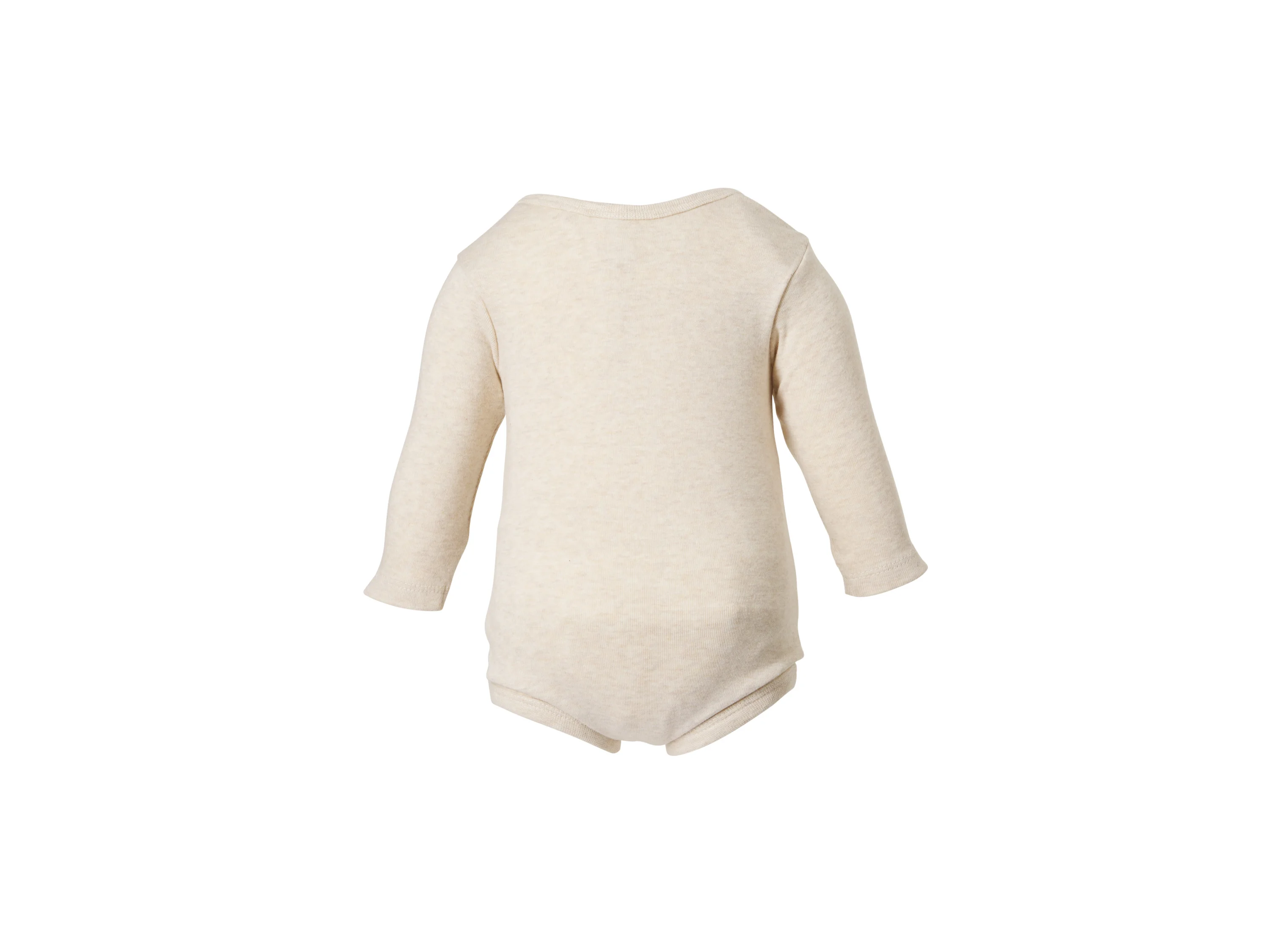 LUPILU® Baby-Bodys, 5 Stück (weiß/beige, 50/56) – Bild 3 von 4