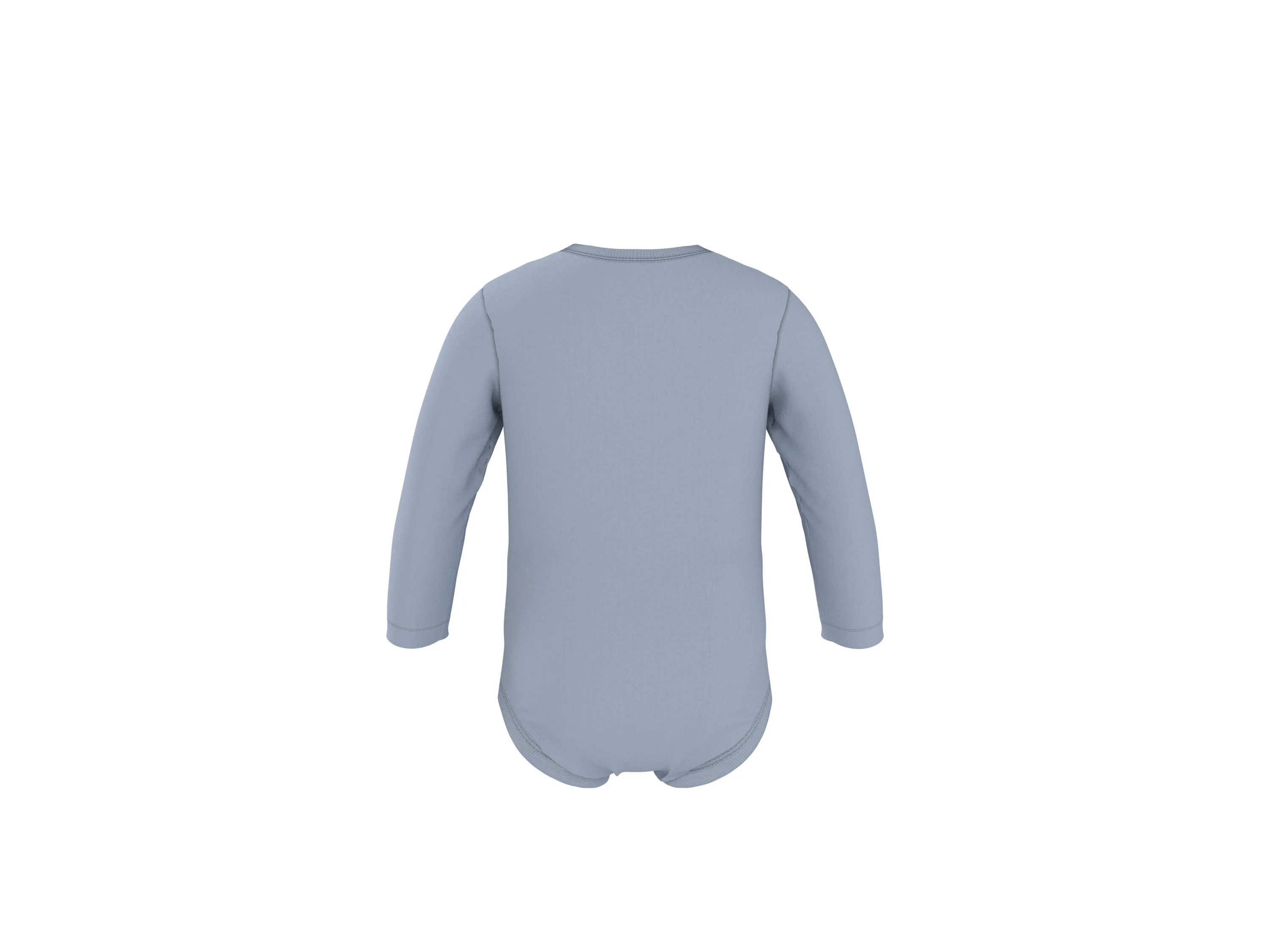 LUPILU® Baby Bodys, 2 Stück (Blau/Weiß, 62/68) – Bild 3 von 4