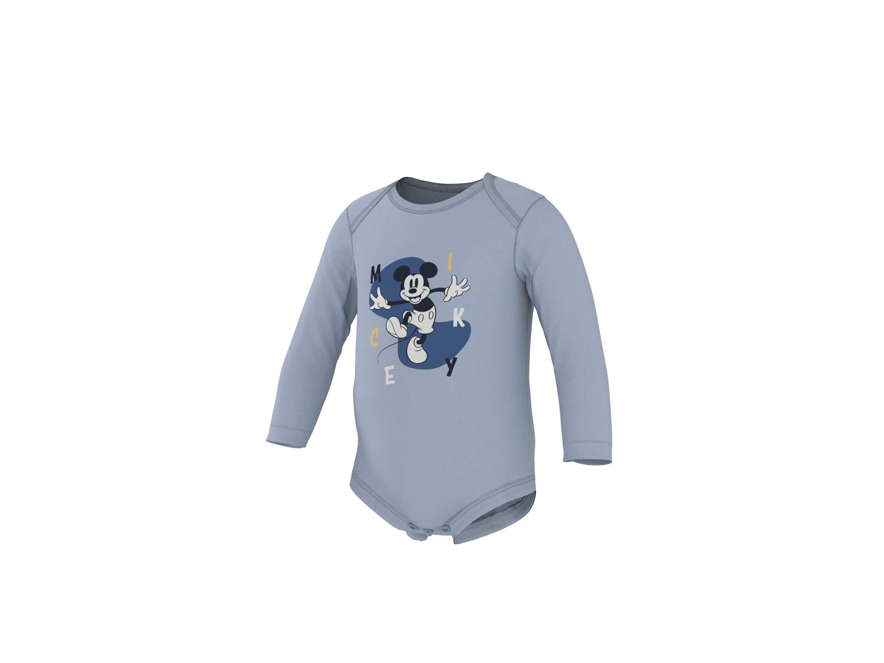 LUPILU® Baby Bodys, 2 Stück (Blau/Weiß, 62/68) – Bild 4 von 4