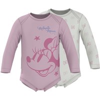 LUPILU® Baby Bodys, 2 Stück (rosa/weiß, 62/68)