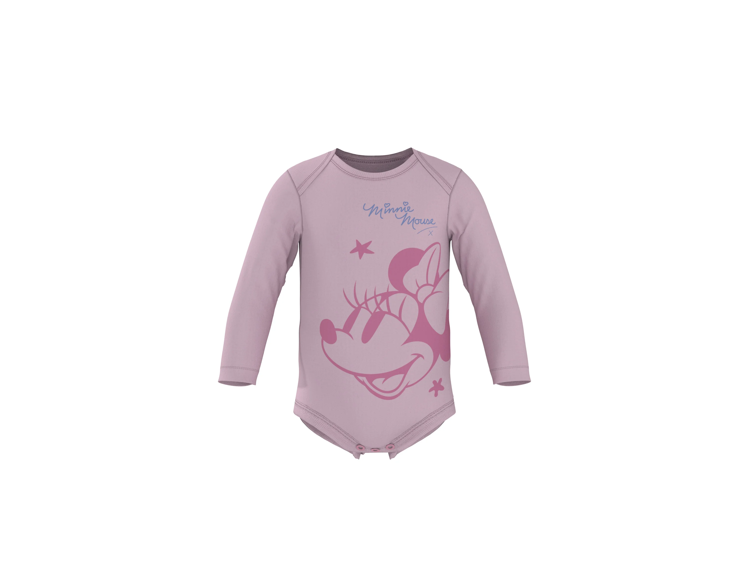 LUPILU® Baby Bodys, 2 Stück (rosa/weiß, 86/92) – Bild 2 von 4