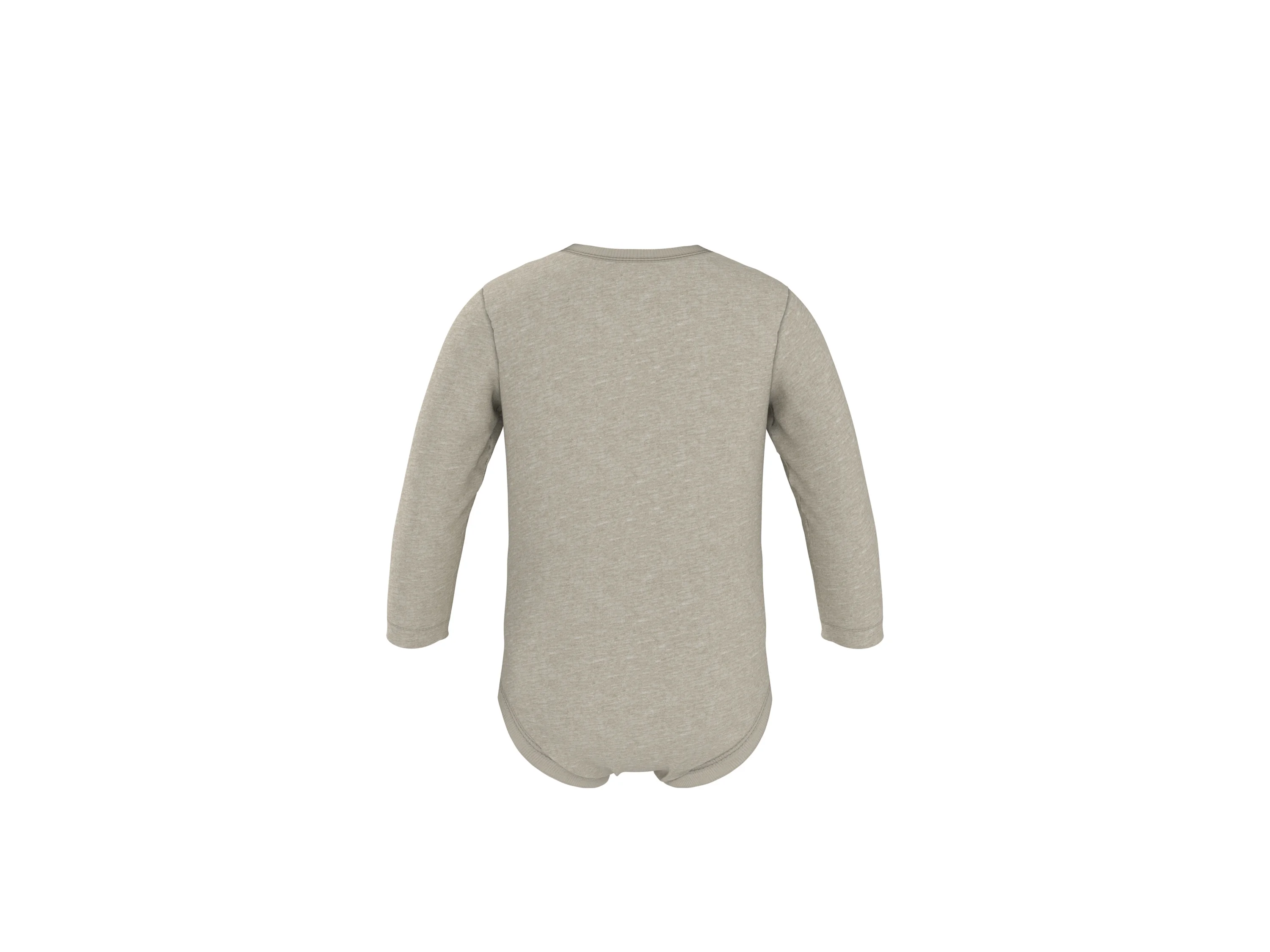 LUPILU® Baby Bodys, 2 Stück (beige/weiß, 50/56) – Bild 3 von 4
