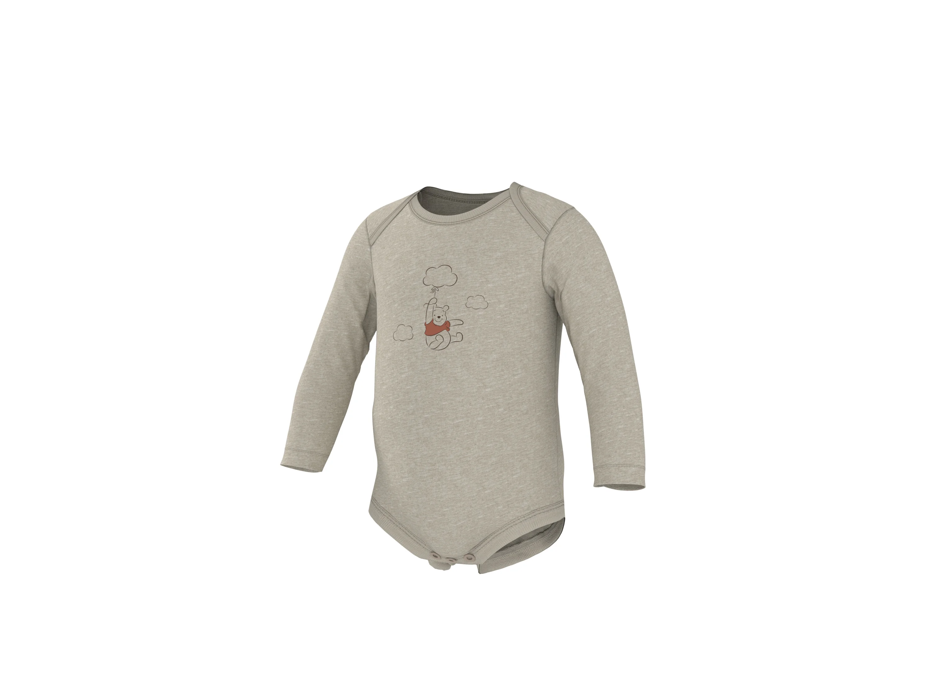 LUPILU® Baby Bodys, 2 Stück (beige/weiß, 50/56) – Bild 4 von 4