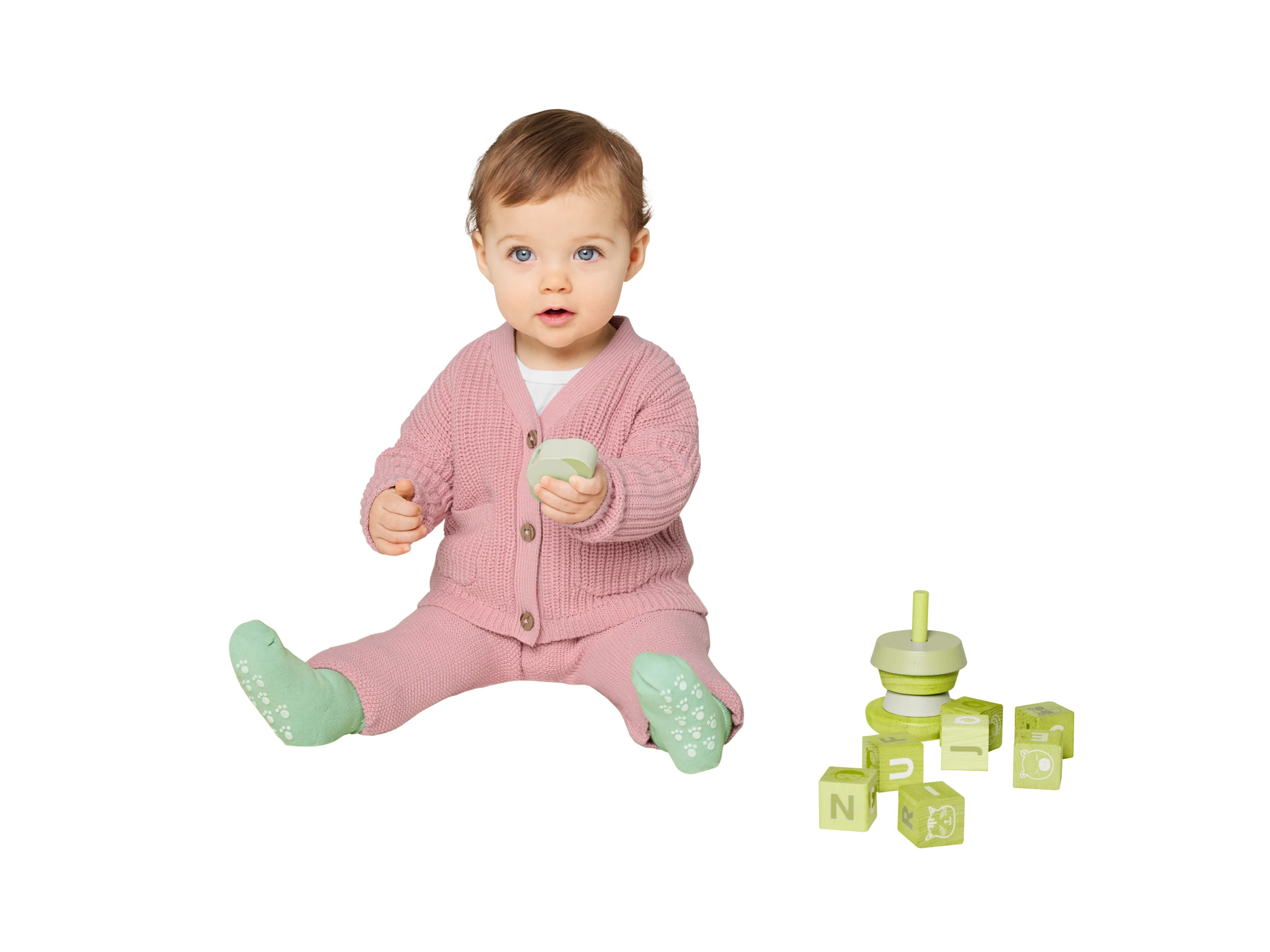 LUPILU® Baby Cardigan (Rosa, 62/68) – Bild 2 von 4