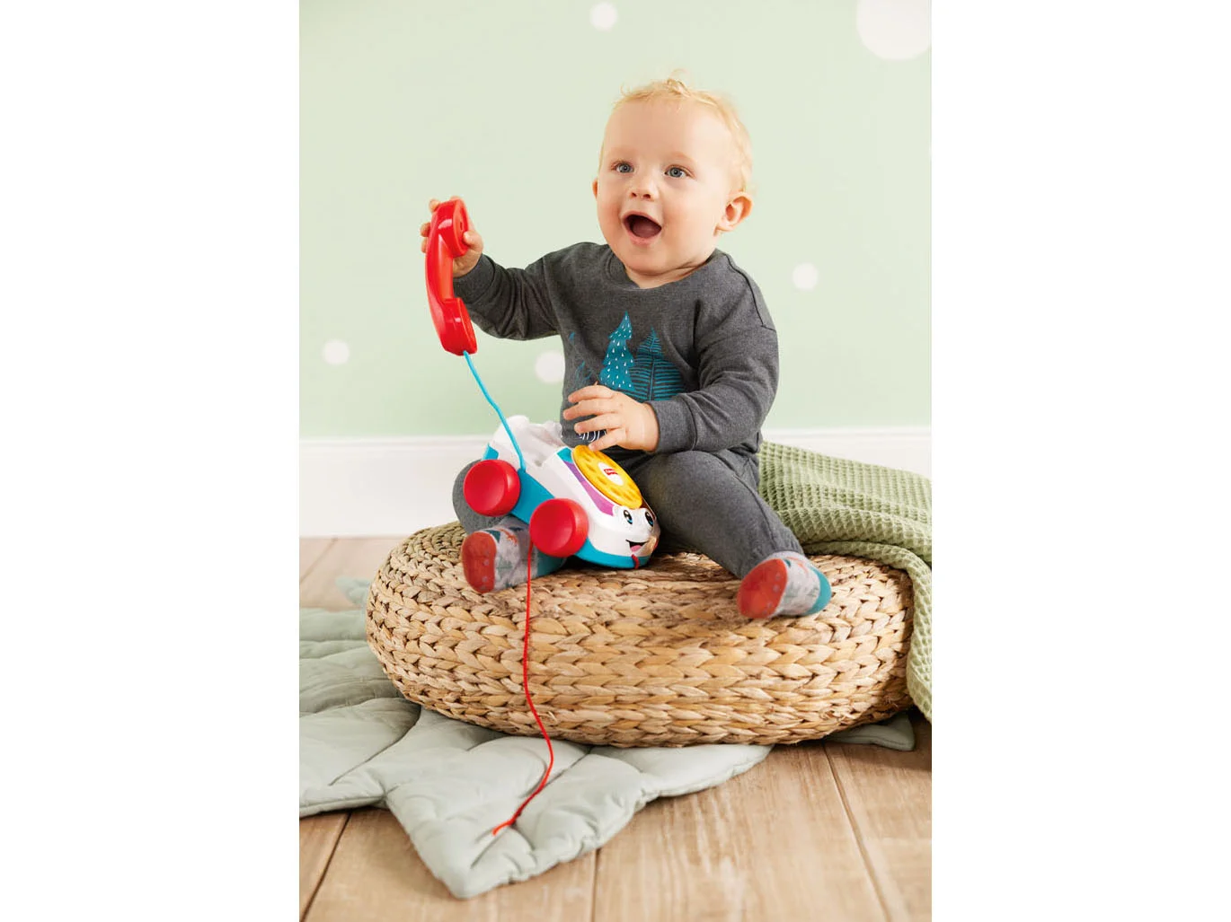 LUPILU® Baby Freizeitanzug (Dunkelgrau, 50/56) – Bild 3 von 4