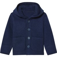 LUPILU® Baby-Jacke, aus reiner Bio-Merinowolle (Navy, 62/68)