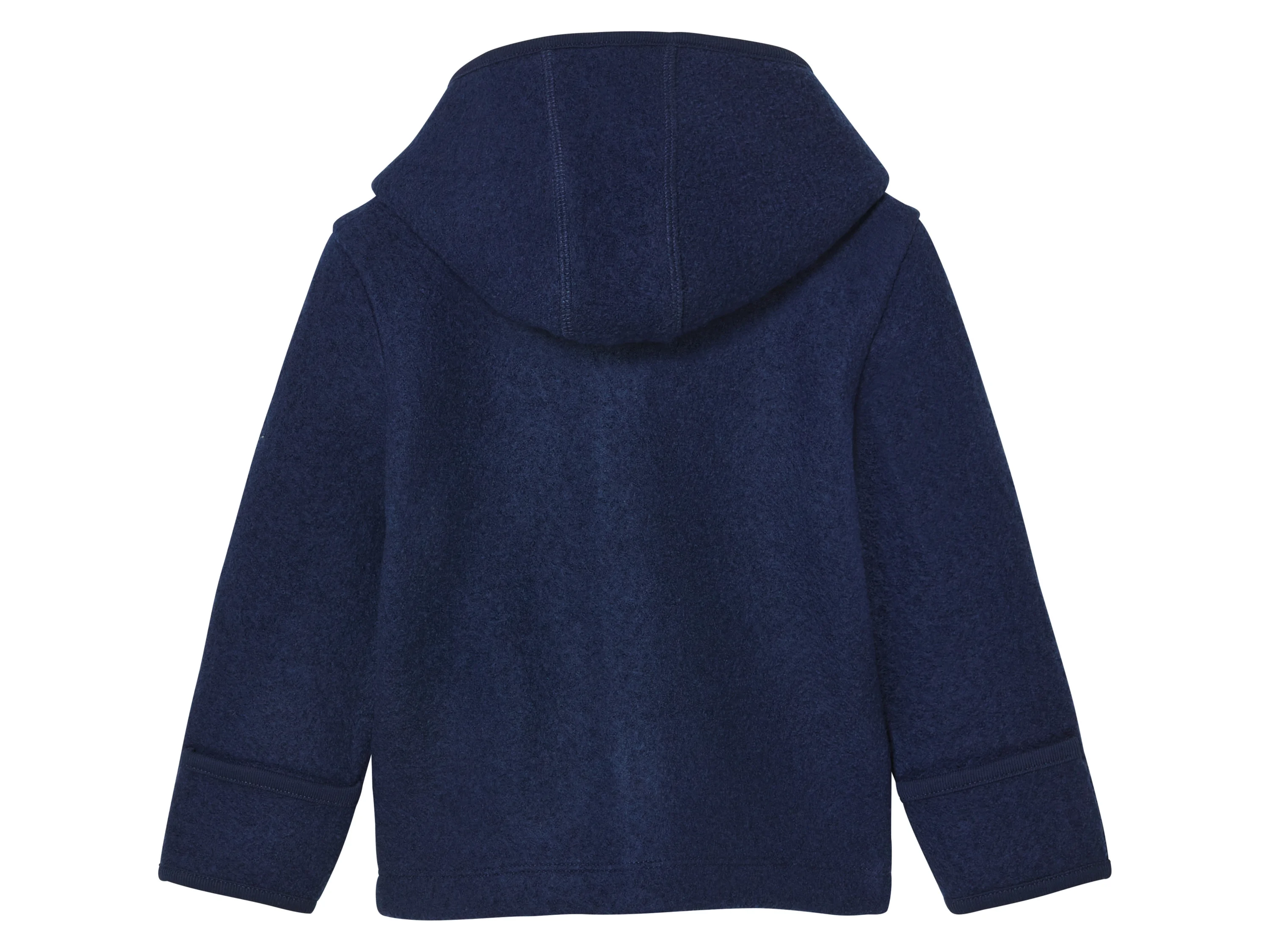 LUPILU® Baby-Jacke, aus reiner Bio-Merinowolle (Navy, 62/68) – Bild 3 von 4