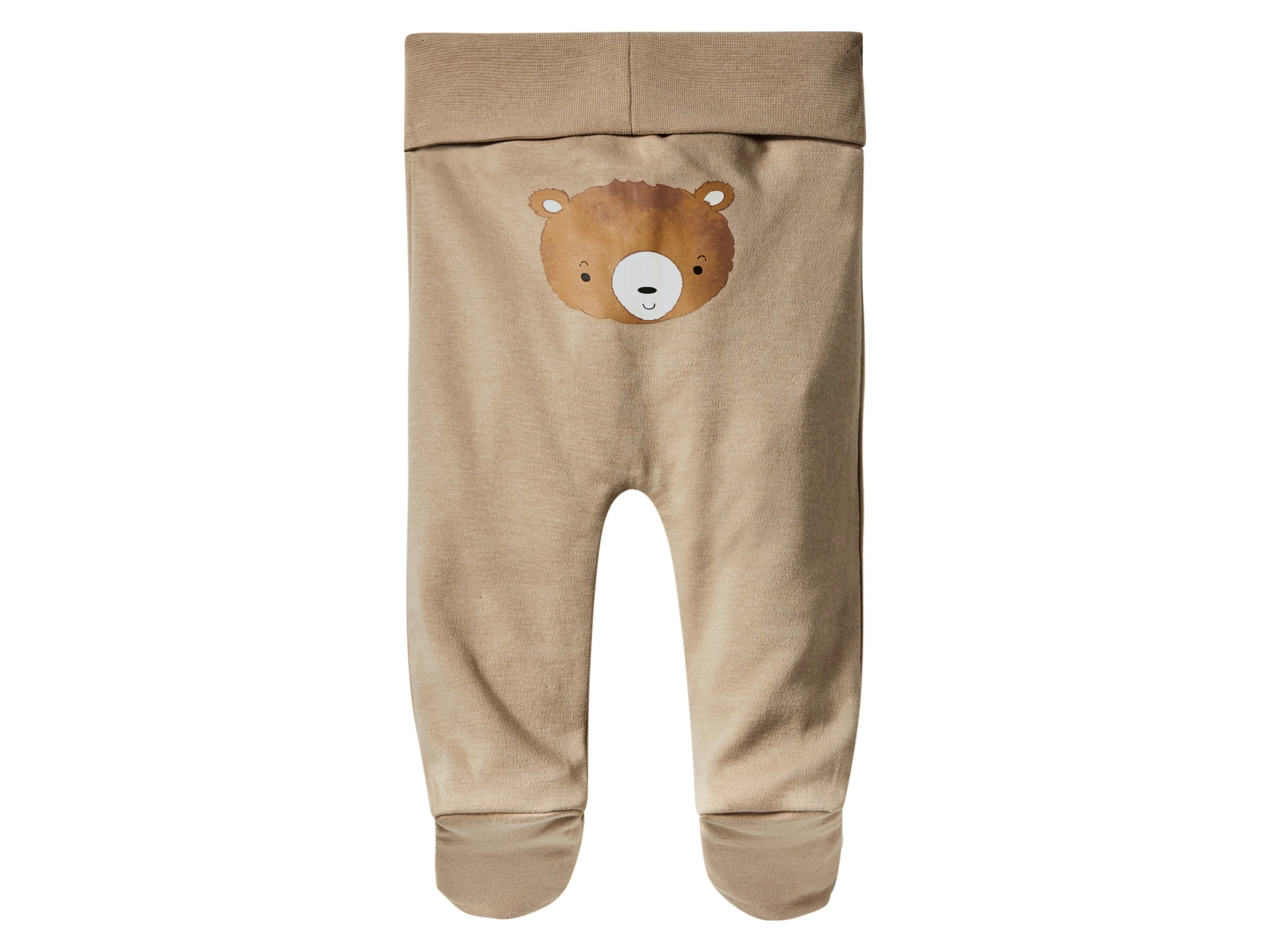 LUPILU® Baby Jogginghose, Bio-Baumwolle (Beige, 74/80) – Bild 3 von 4