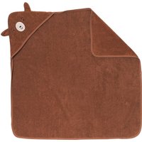 LUPILU® Baby Kapuzentuch, 85 x 85 cm (Braun)