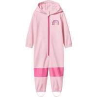 LUPILU® Baby Kleinkinder Mädchen Overall Softshell Matsch und Buddel (Rosa, 98/104)