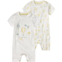 LUPILU® Baby Pyjama, 2 Stück (Weiß, 50)