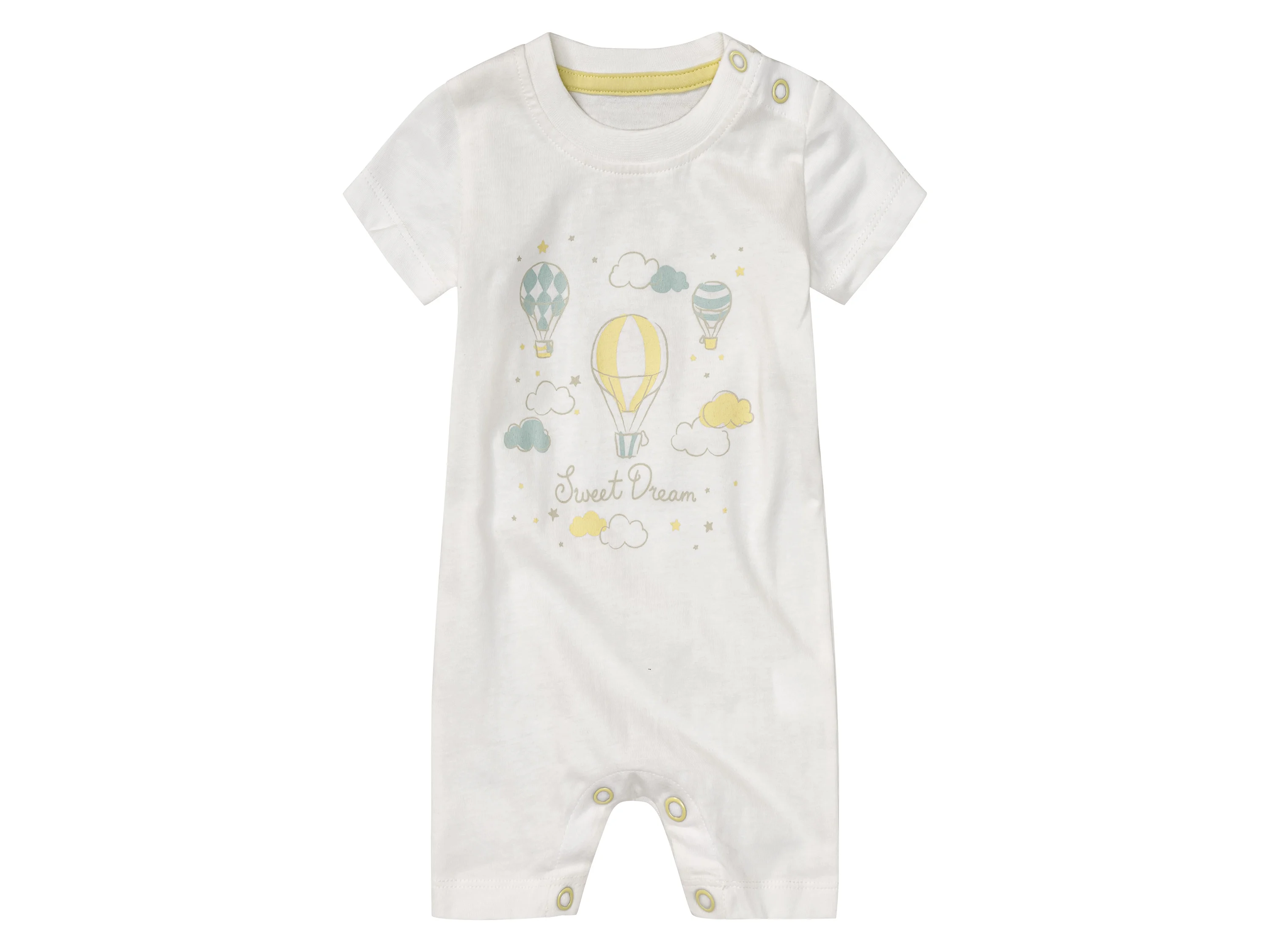 LUPILU® Baby Pyjama, 2 Stück (Weiß, 50) – Bild 2 von 4