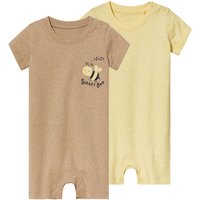 LUPILU® Baby Pyjamas (beige/gelb, 50/56)