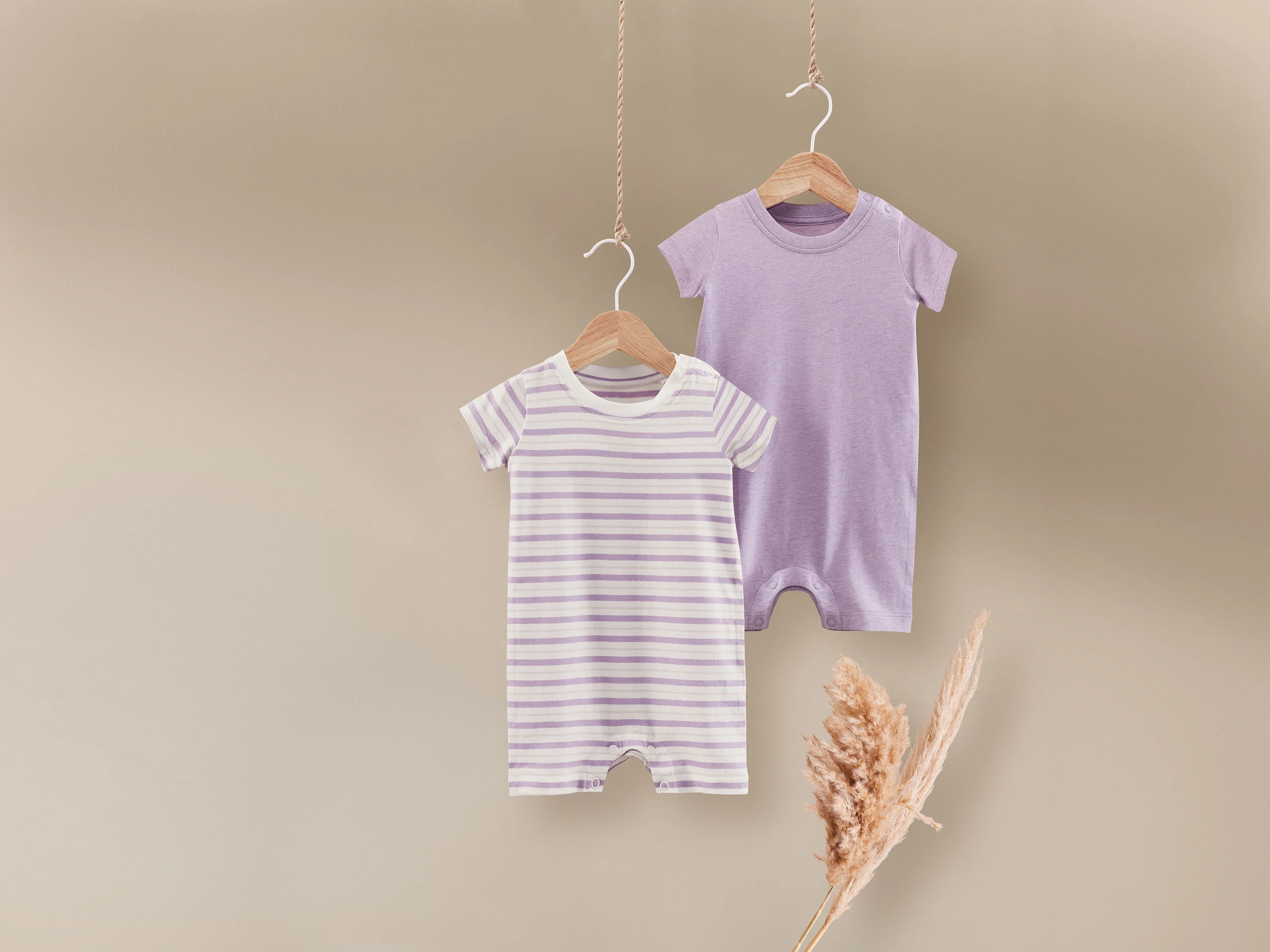 LUPILU® Baby Pyjamas (Flieder, 62/68) – Bild 2 von 4