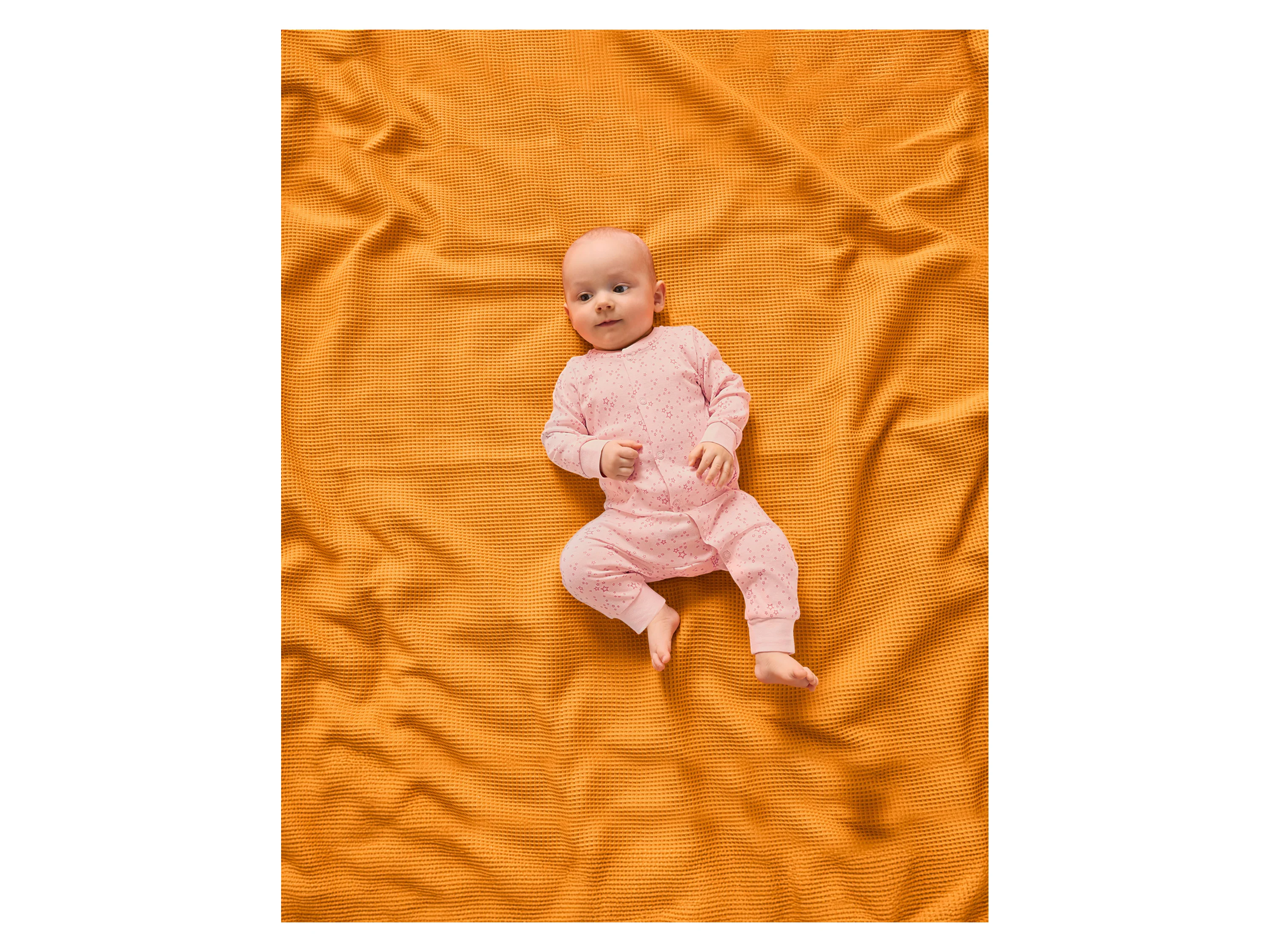LUPILU® Baby Schlafoverall, 2 Stück (rosé/rosa, 86/92) – Bild 3 von 4