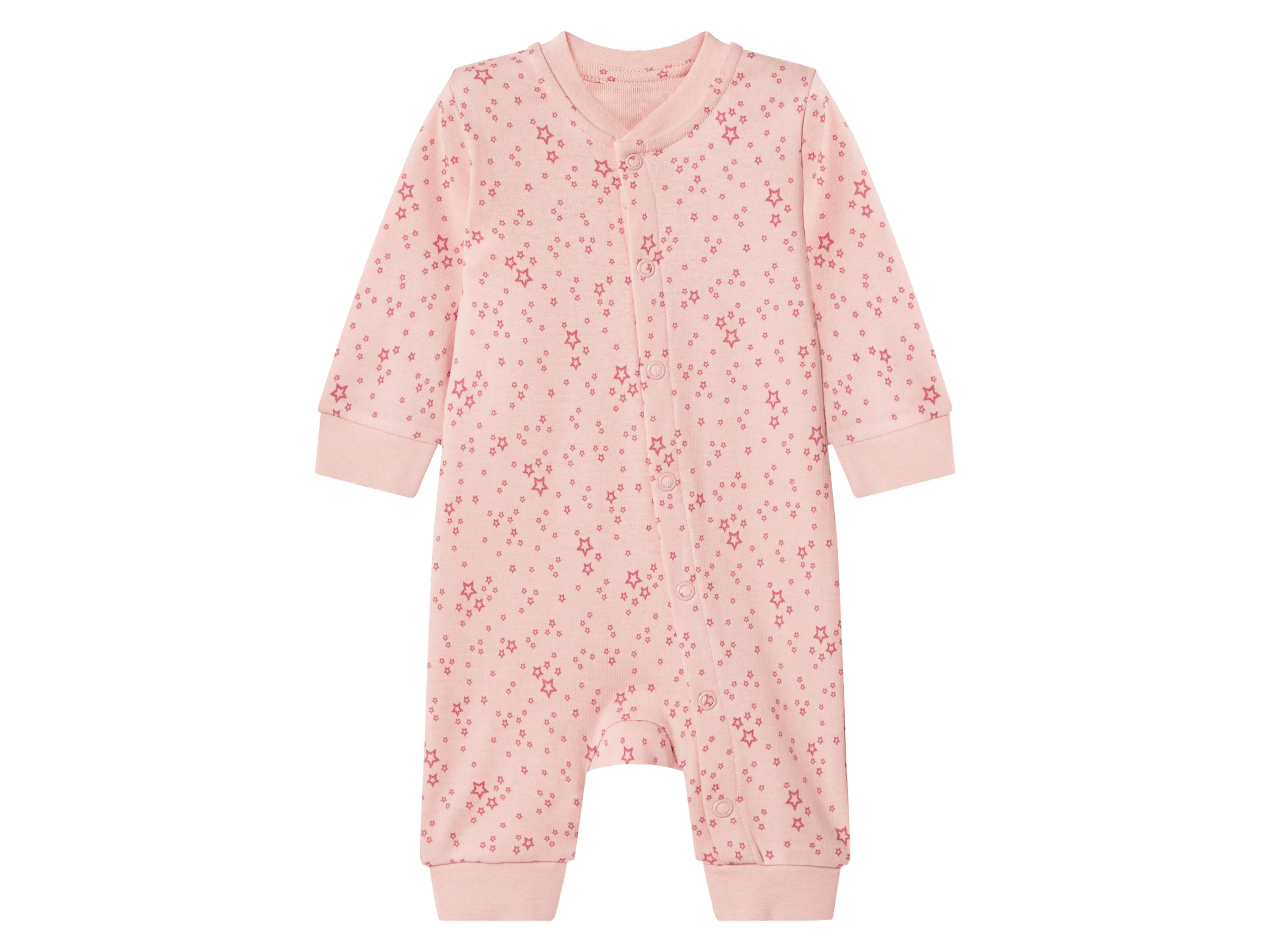 LUPILU® Baby Schlafoverall, 2 Stück (rosé/rosa, 62/68) – Bild 2 von 4