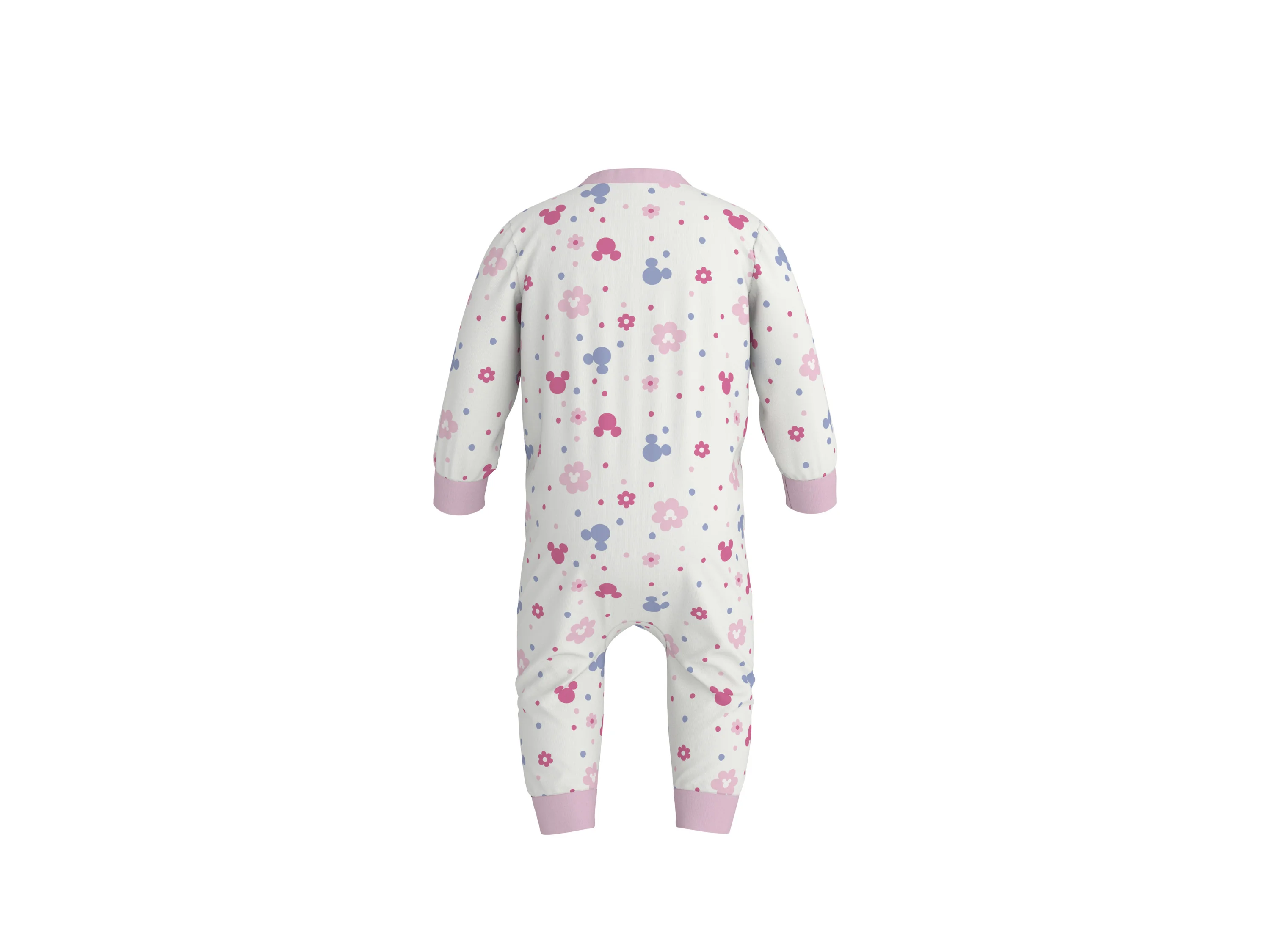 LUPILU® Baby Schlafoverall (Rosa, 50/56) – Bild 2 von 3