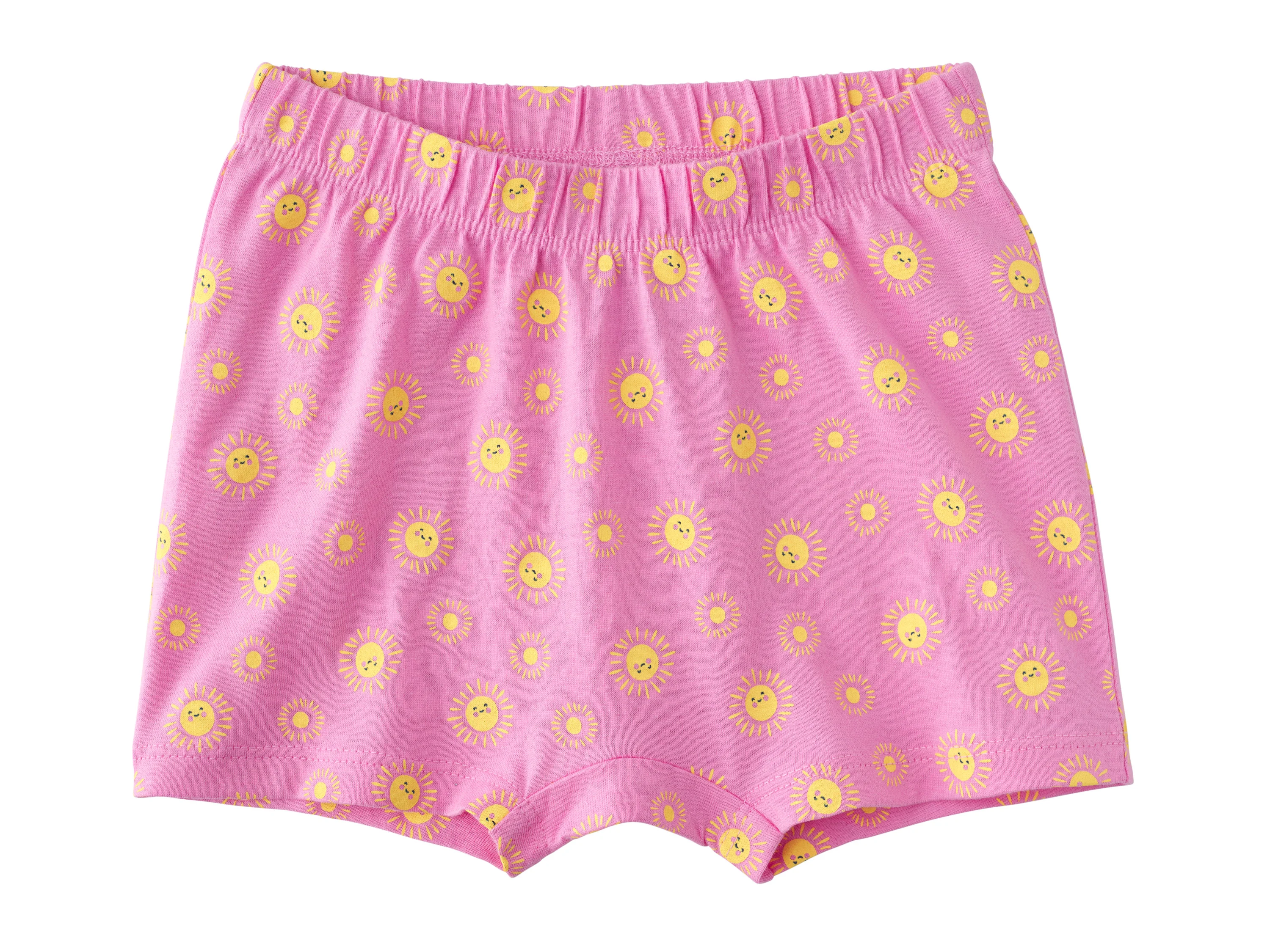 LUPILU® Baby Shorts, 2 Stück (rosa/gelb, 50/56) – Bild 2 von 4