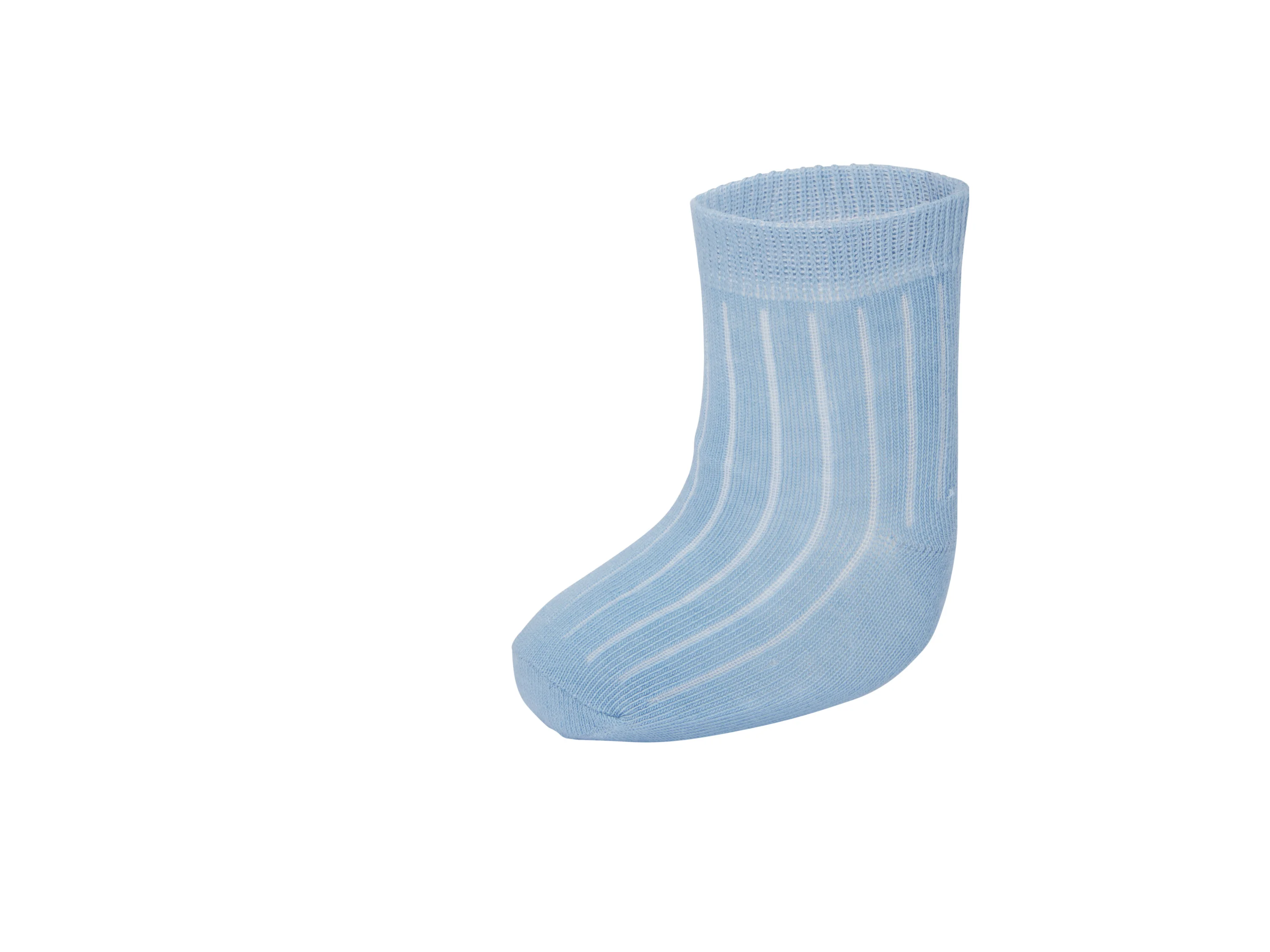 LUPILU® Baby Söckchen, 5 Paar (Blau/Grau, 15-18) – Bild 4 von 4