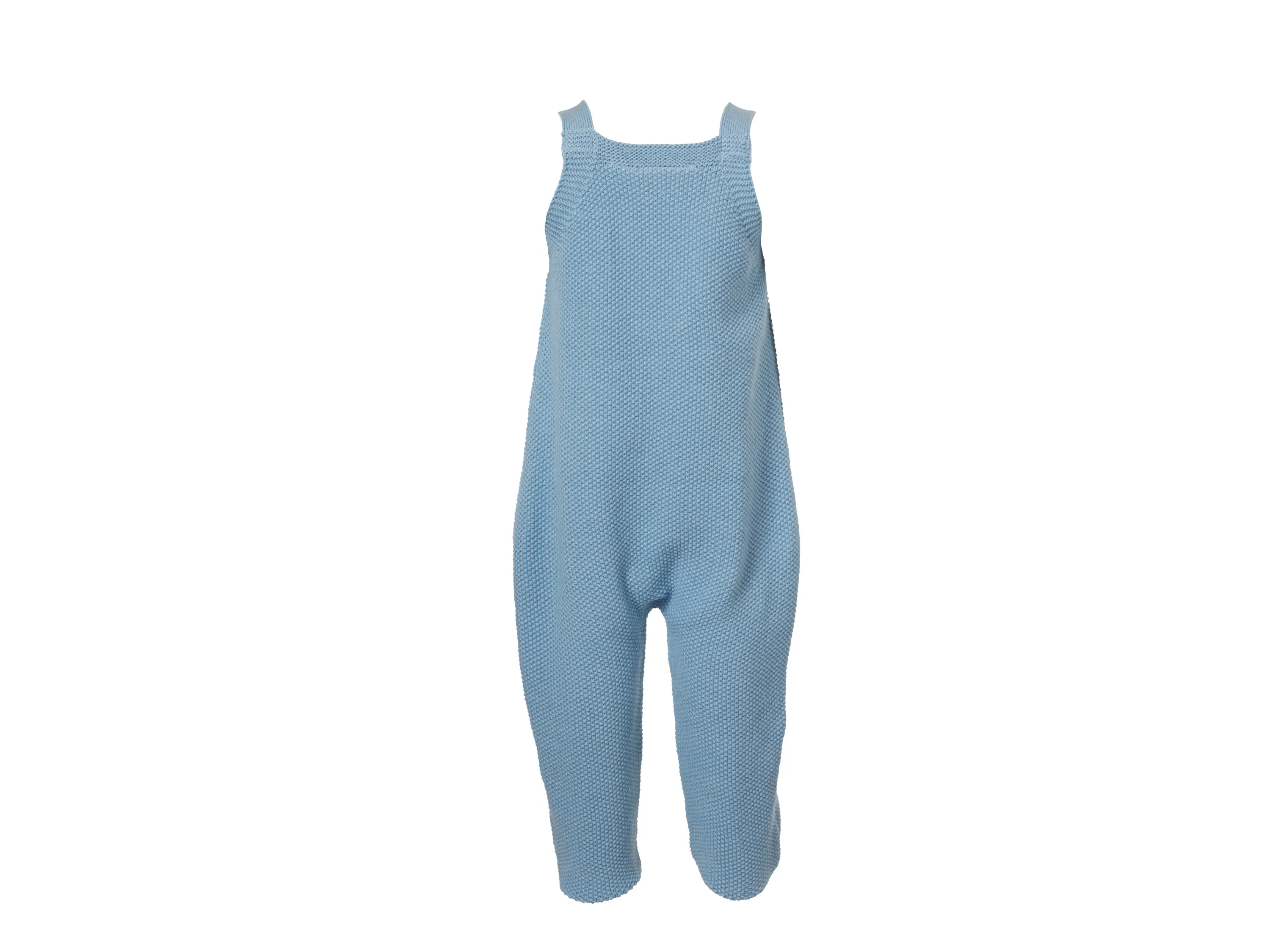 LUPILU® Baby Strick-Latzhose (Blau, 74/80) – Bild 3 von 3