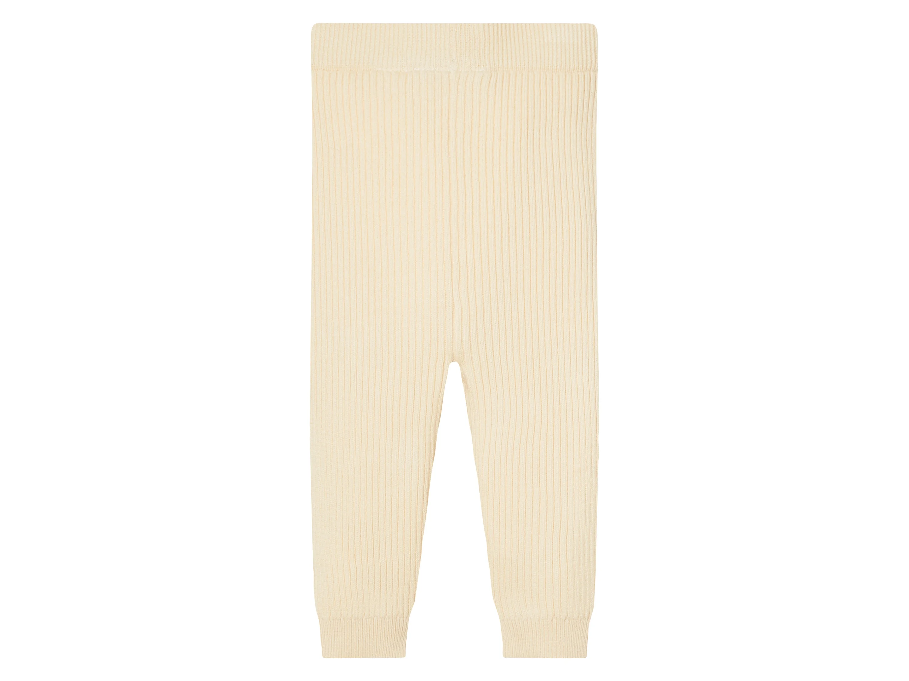 LUPILU® Baby Strickhose, reine Bio-Baumwolle (Beige, 74/80) – Bild 3 von 3