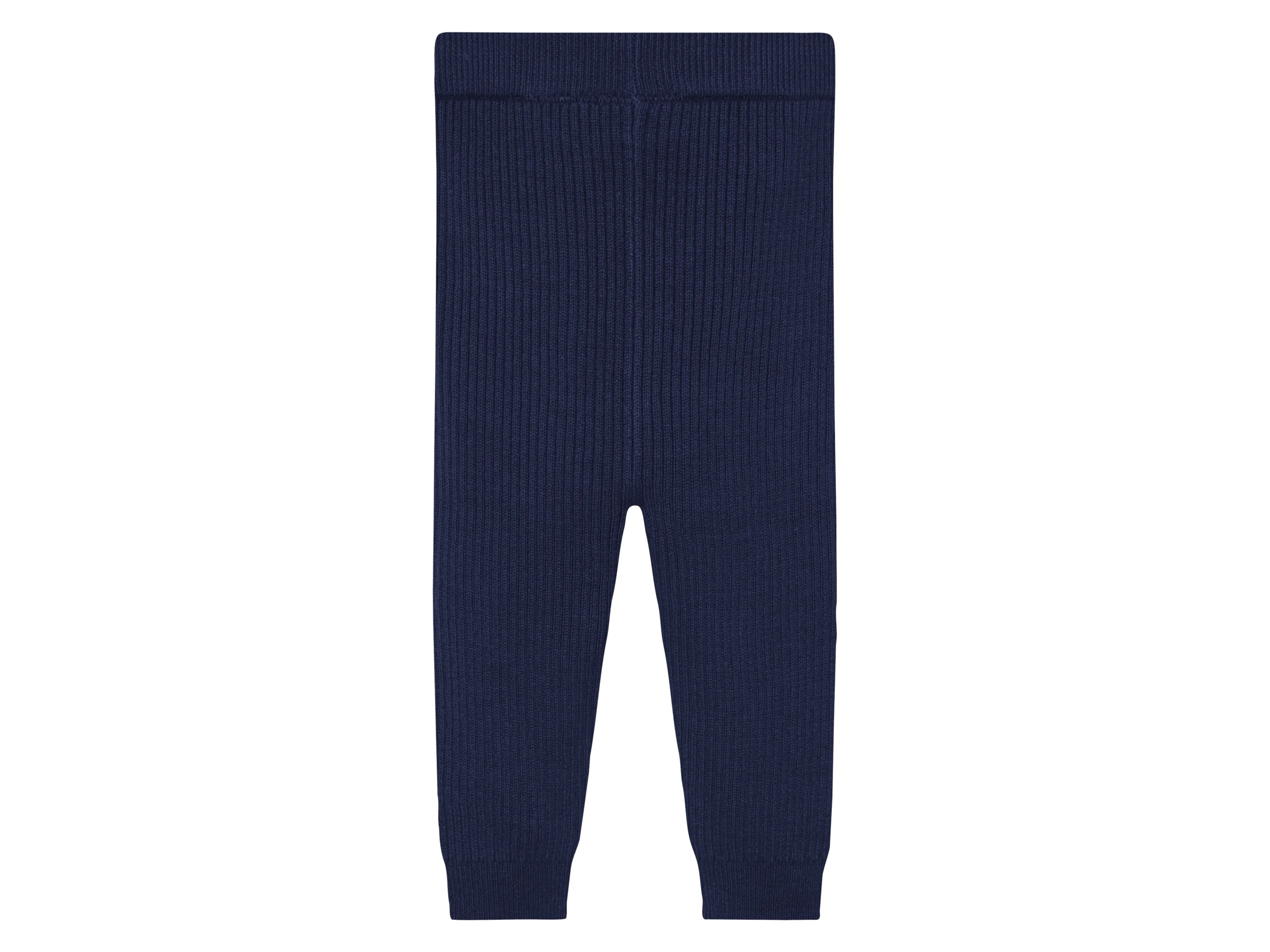 LUPILU® Baby Strickhose, reine Bio-Baumwolle (Blau, 62/68) – Bild 3 von 3