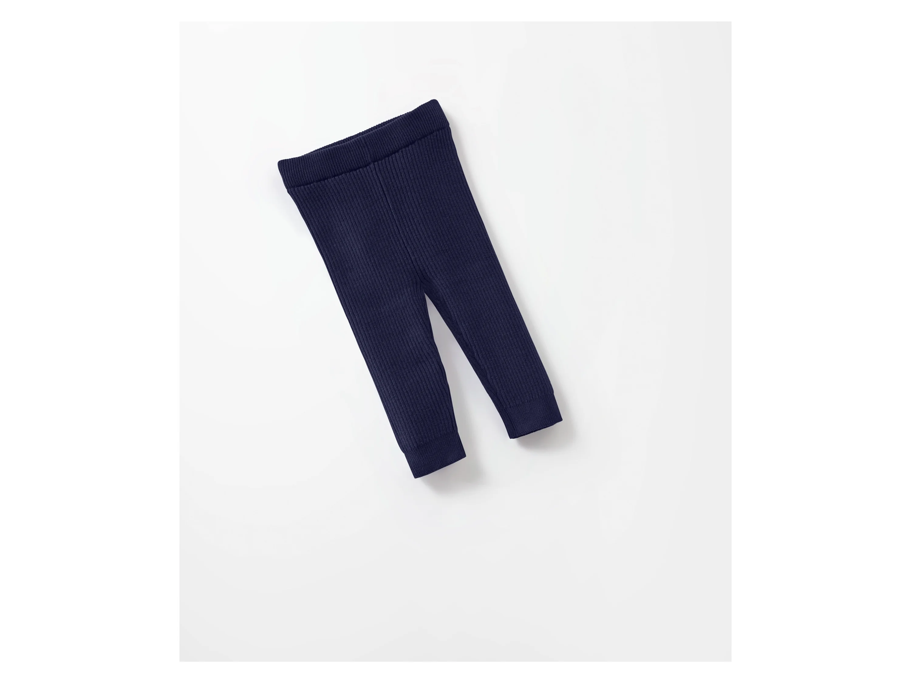 LUPILU® Baby Strickhose, reine Bio-Baumwolle (Blau, 86/92) – Bild 2 von 3
