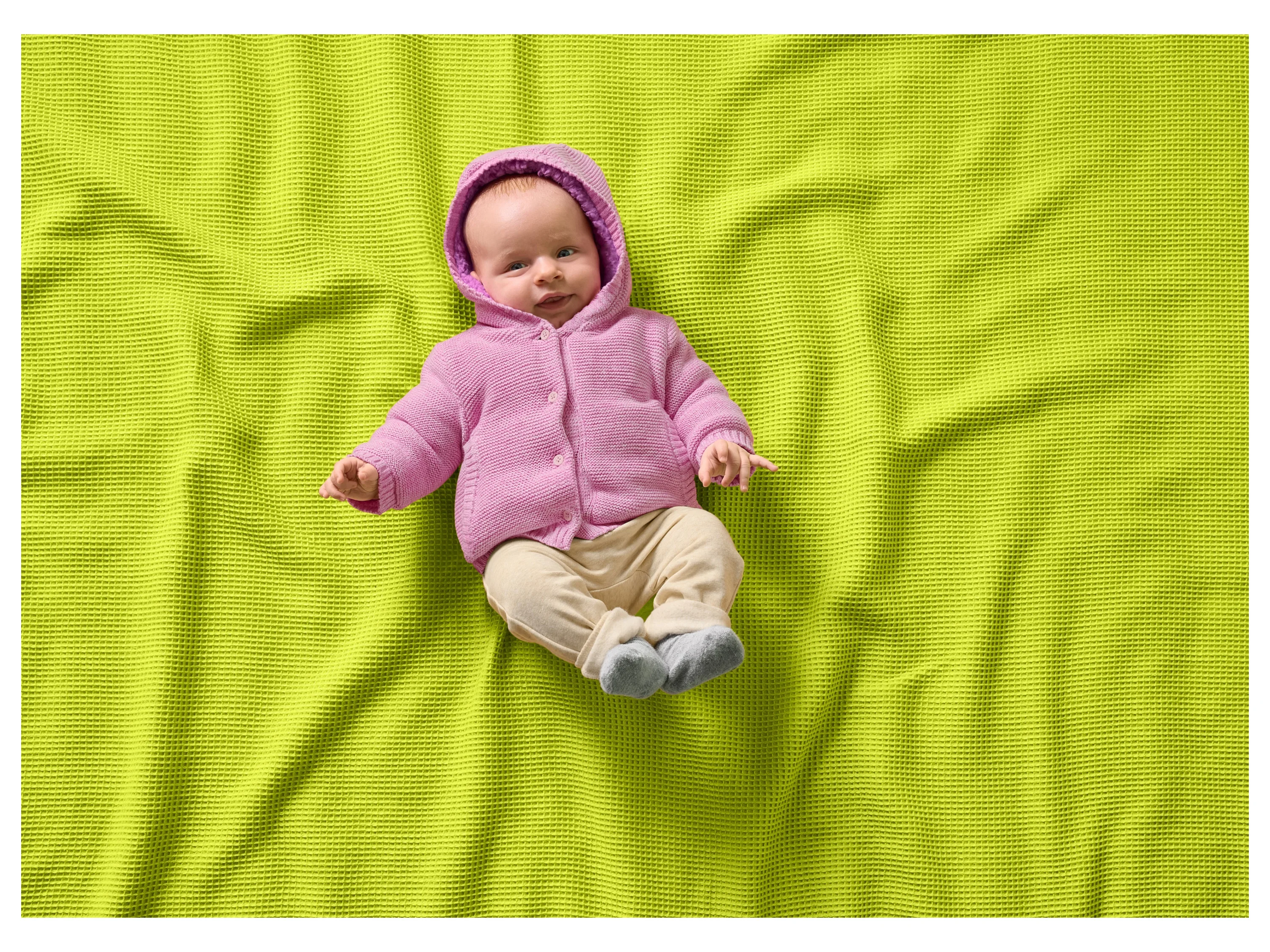 LUPILU® Baby Strickjacke (Lila, 86/92) – Bild 2 von 4