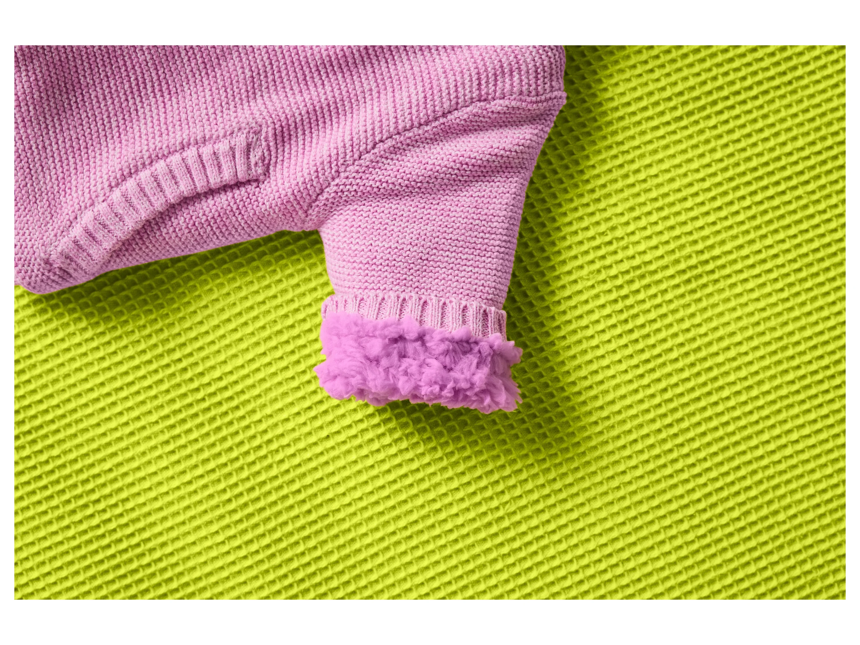 LUPILU® Baby Strickjacke (Lila, 86/92) – Bild 4 von 4