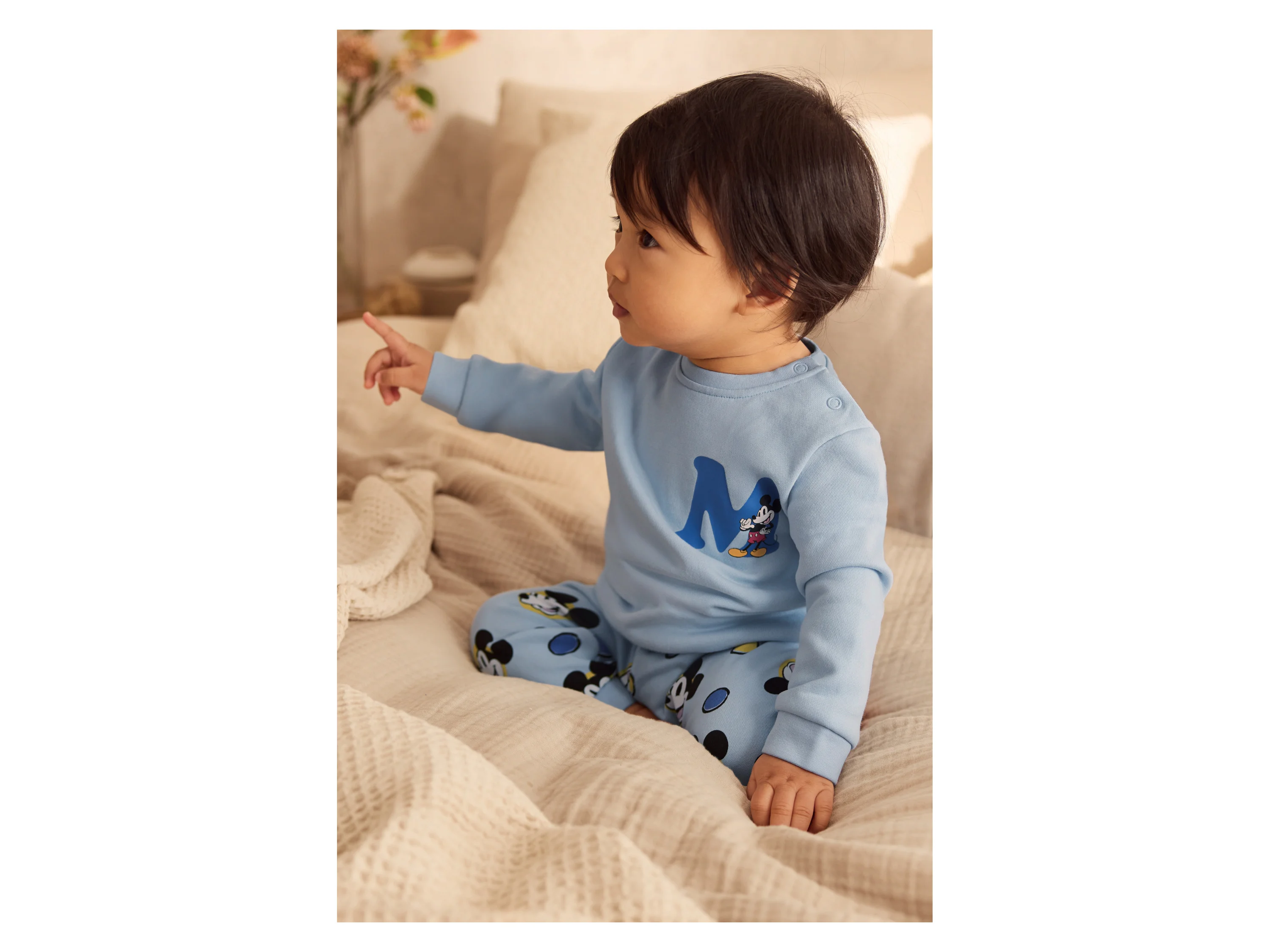LUPILU® Baby Sweatanzug (MIckey, 62/68) – Bild 4 von 4