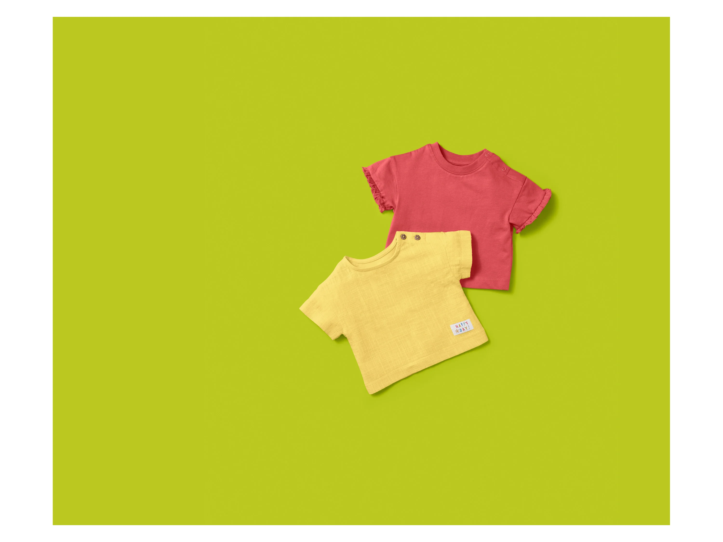 LUPILU® Baby T-Shirts, 2 Stück (Rot, 62/68) – Bild 3 von 4