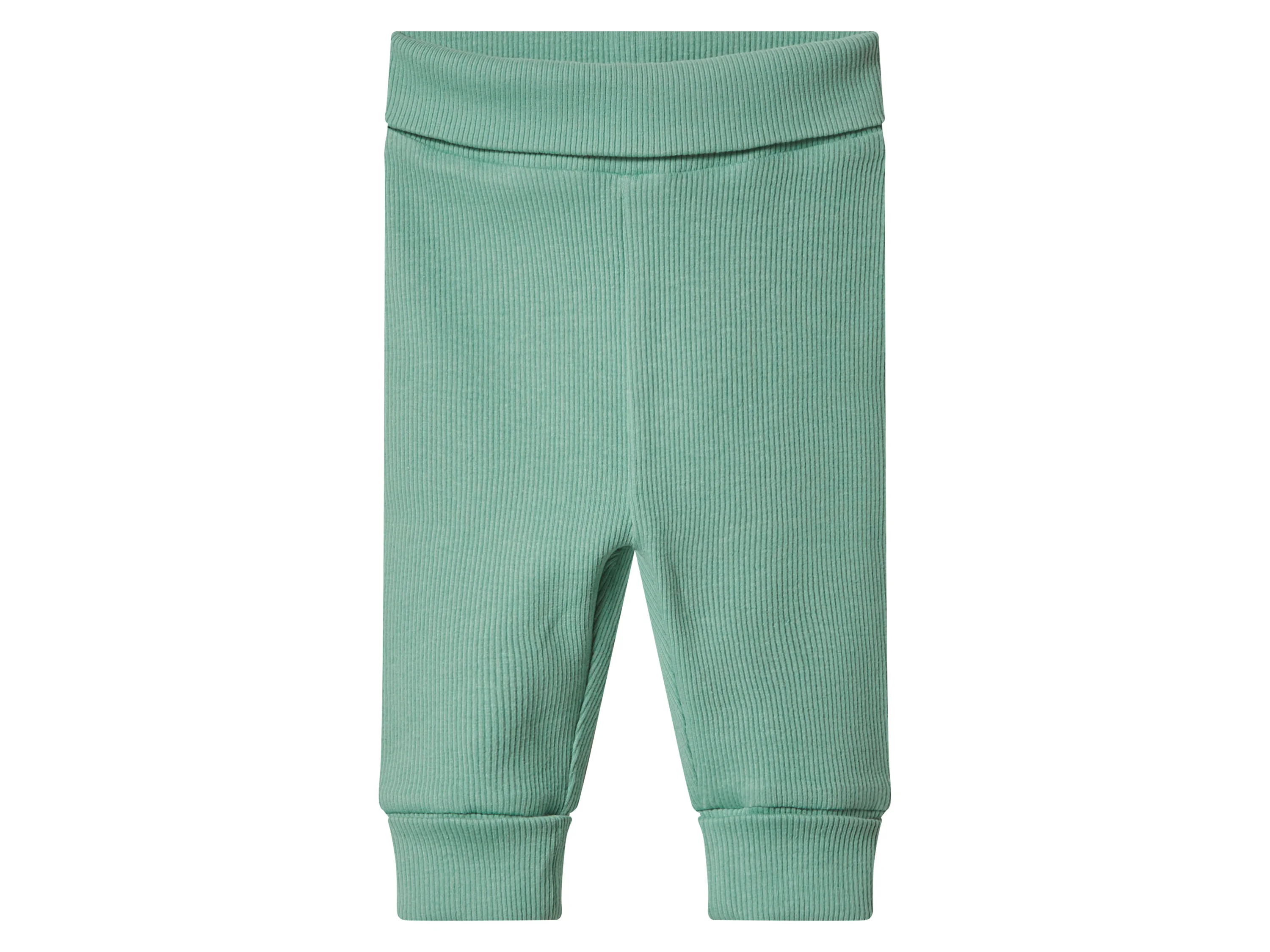LUPILU® Gerippte Baby-Leggings, 2 Stück (Grün/Grau, 86/92) – Bild 3 von 4
