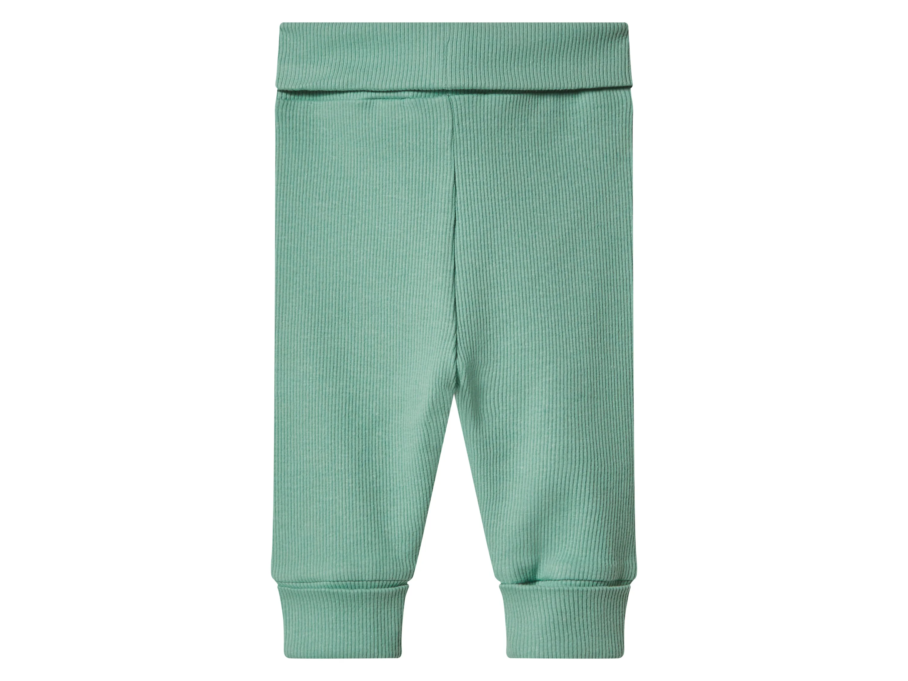 LUPILU® Gerippte Baby-Leggings, 2 Stück (Grün/Grau, 86/92) – Bild 4 von 4