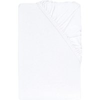 LUPILU® Jersey-Spannbettlaken, 90-100 x 200 cm (Weiß)