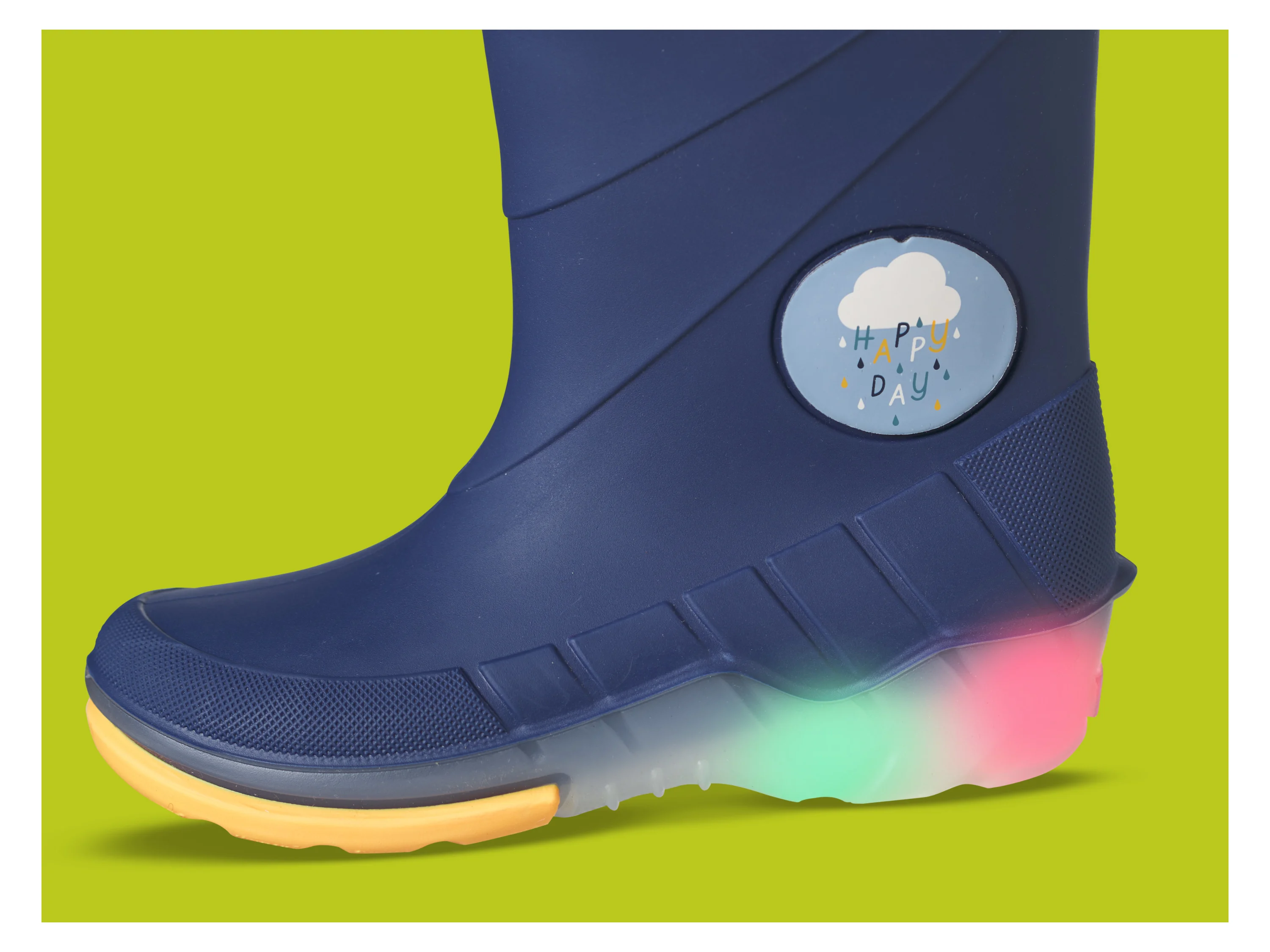 LUPILU® Kinder Blinkregenstiefel (Navy, 24/25) – Bild 2 von 4