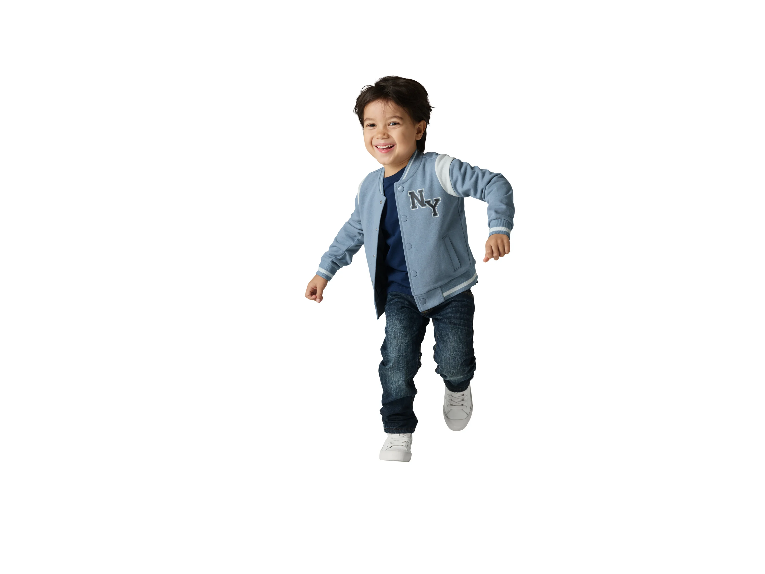 LUPILU® Kinder Collegejacke (Blau, 98/104) – Bild 2 von 3