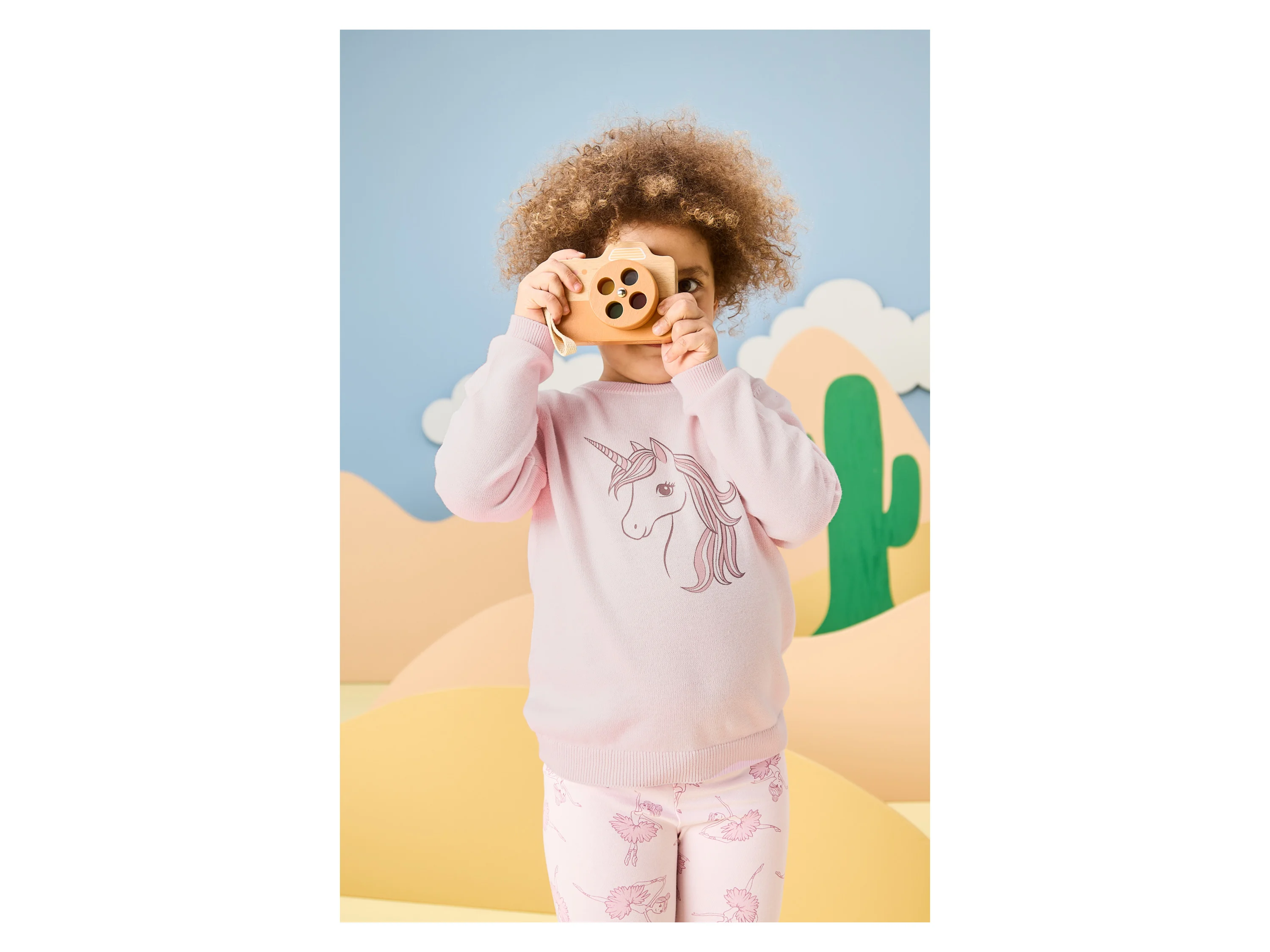 LUPILU® Kinder Feinstrickpullover (Koralle, 98/104) – Bild 4 von 4