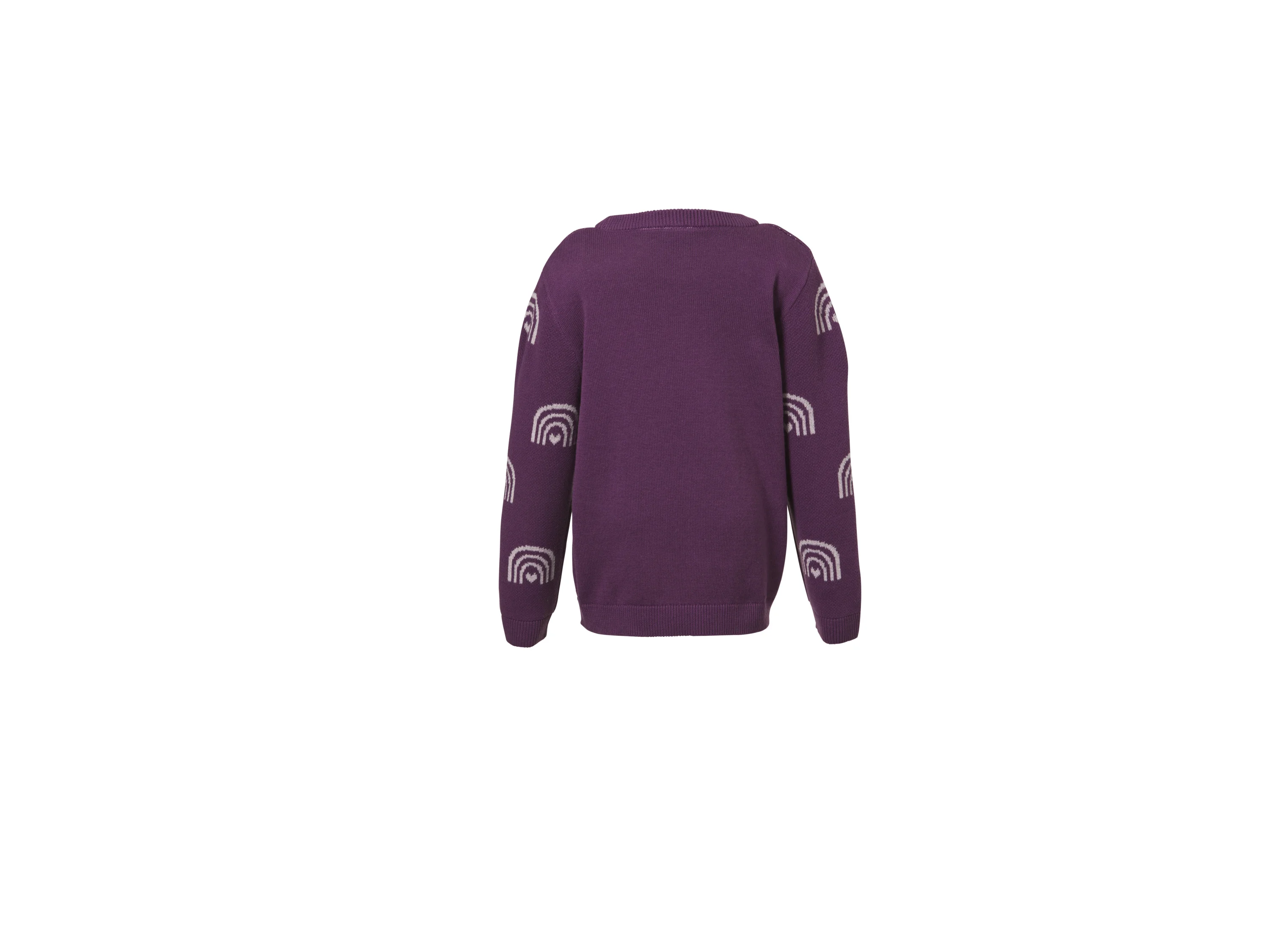 LUPILU® Kinder Feinstrickpullover (Lila, 110/116) – Bild 3 von 4