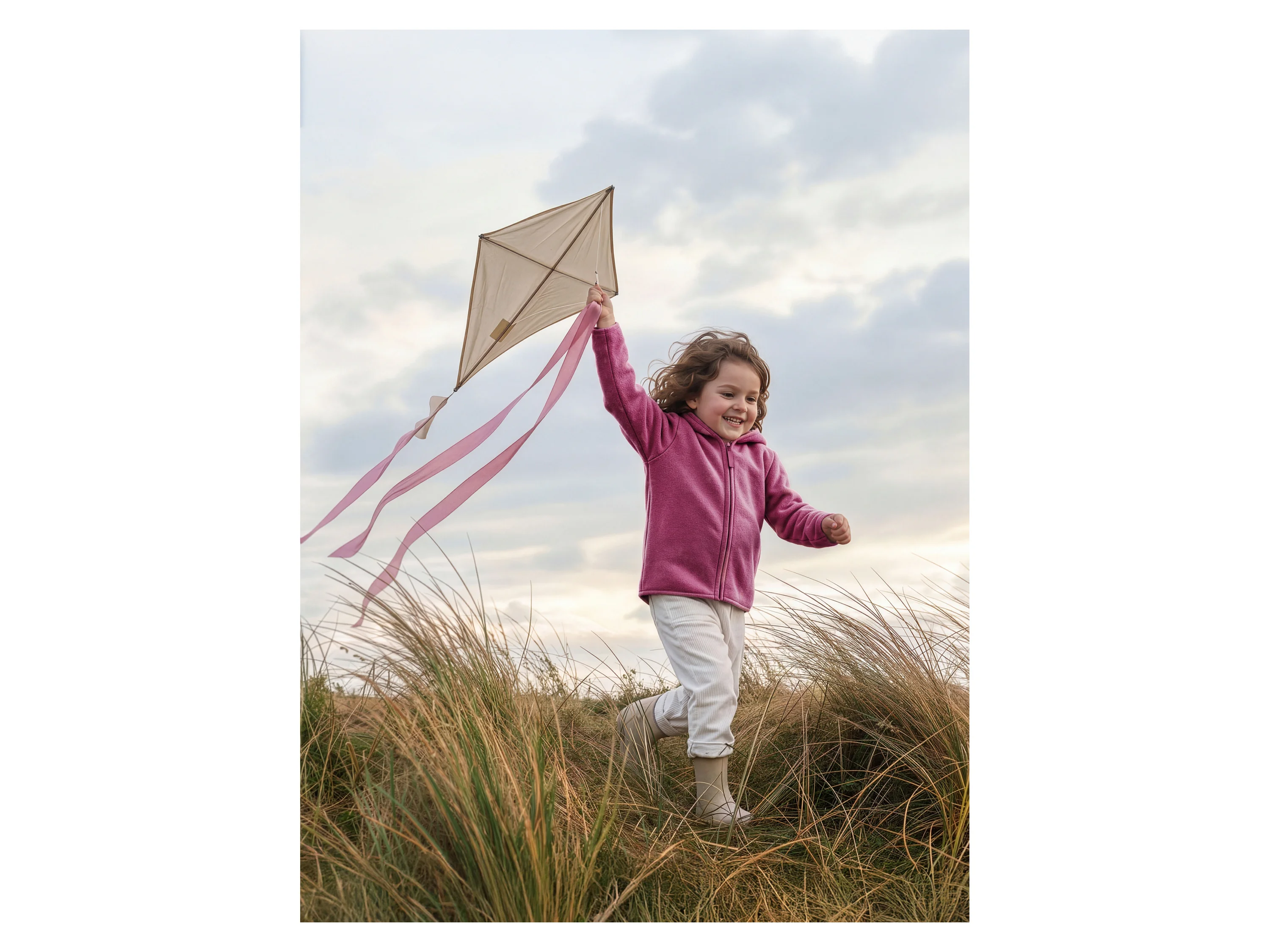 LUPILU® Kinder Jacke (Lila, 98/104) – Bild 4 von 4