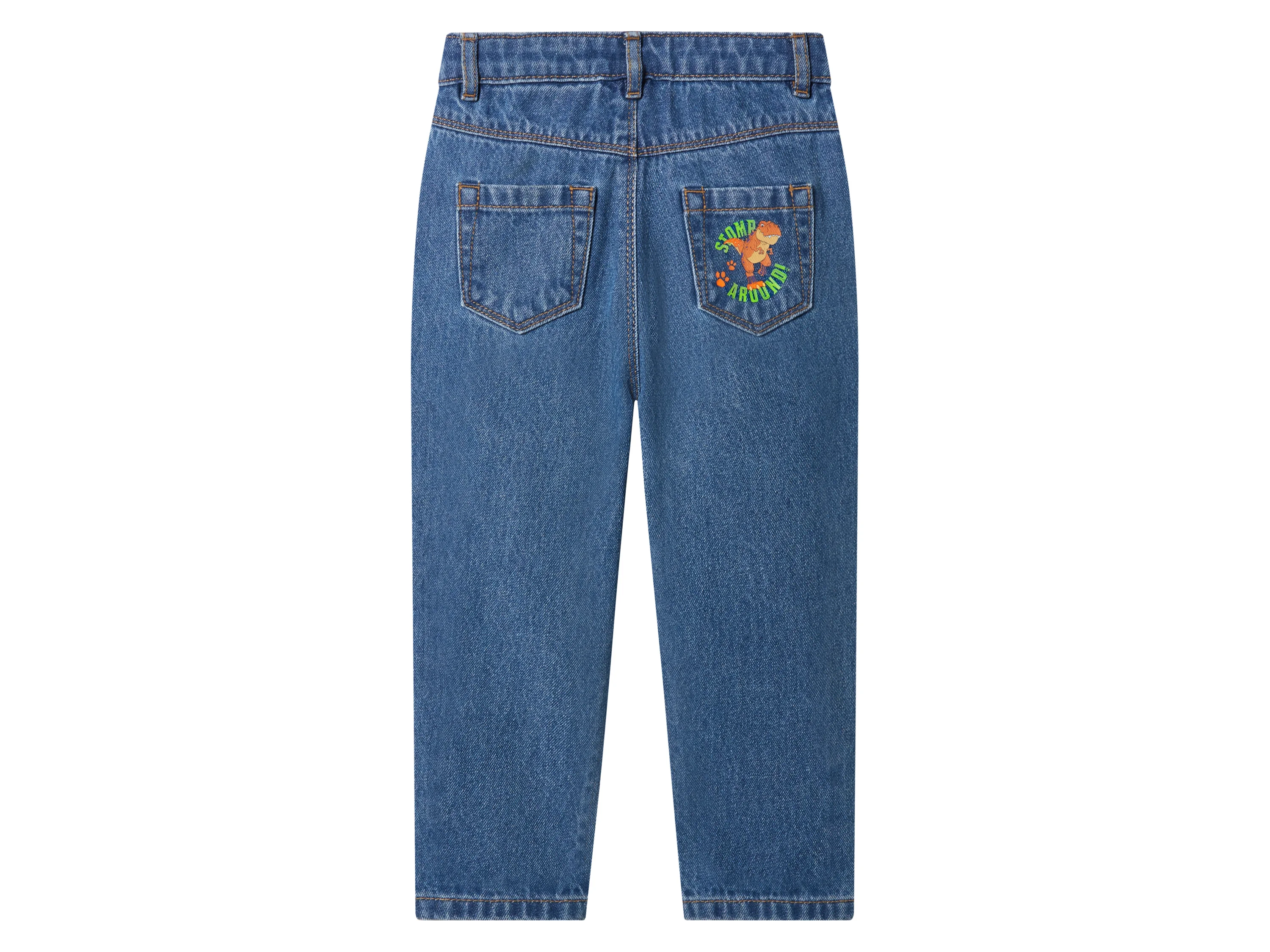 LUPILU® Kinder Jeans, Relaxed Fit (Blau, 110/116) – Bild 2 von 4