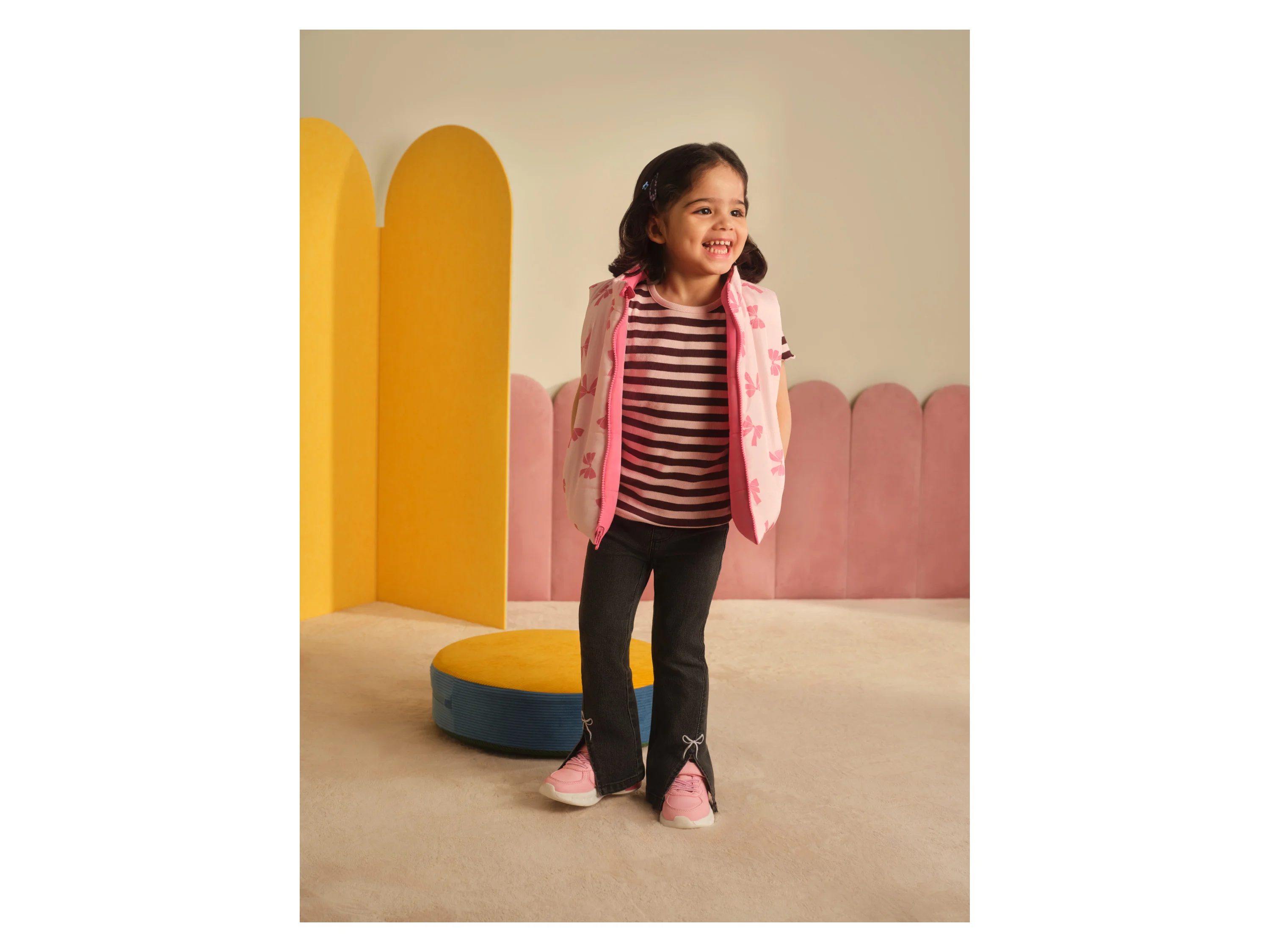 LUPILU® Kinder Jeggings (Grau, 122/128) – Bild 3 von 3
