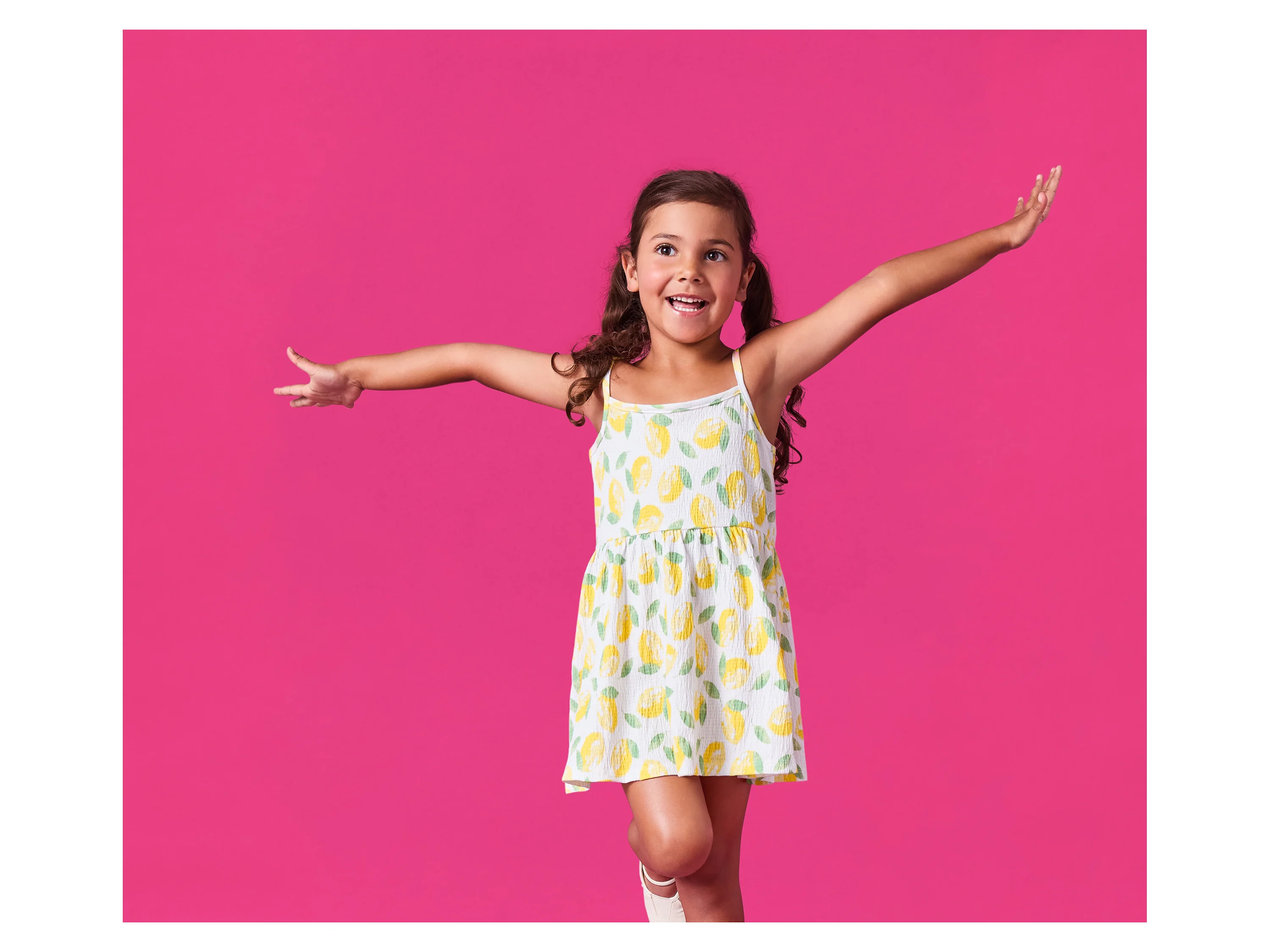 LUPILU® Kinder Kleid (Weiß, 98/104) – Bild 2 von 4