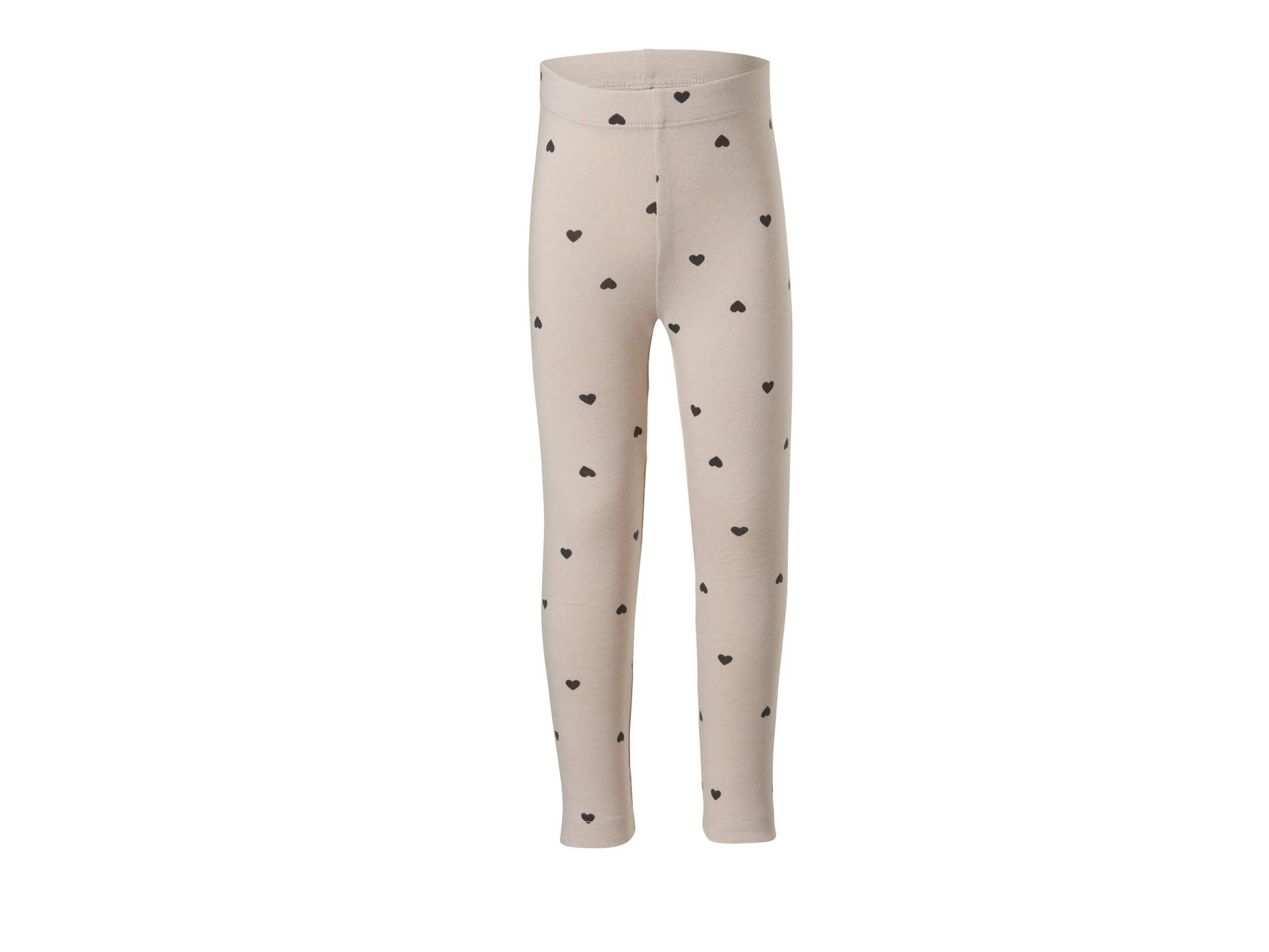 LUPILU® Kinder Leggings, 3 Stück (rosa/beige/grau, 122/128) – Bild 2 von 4