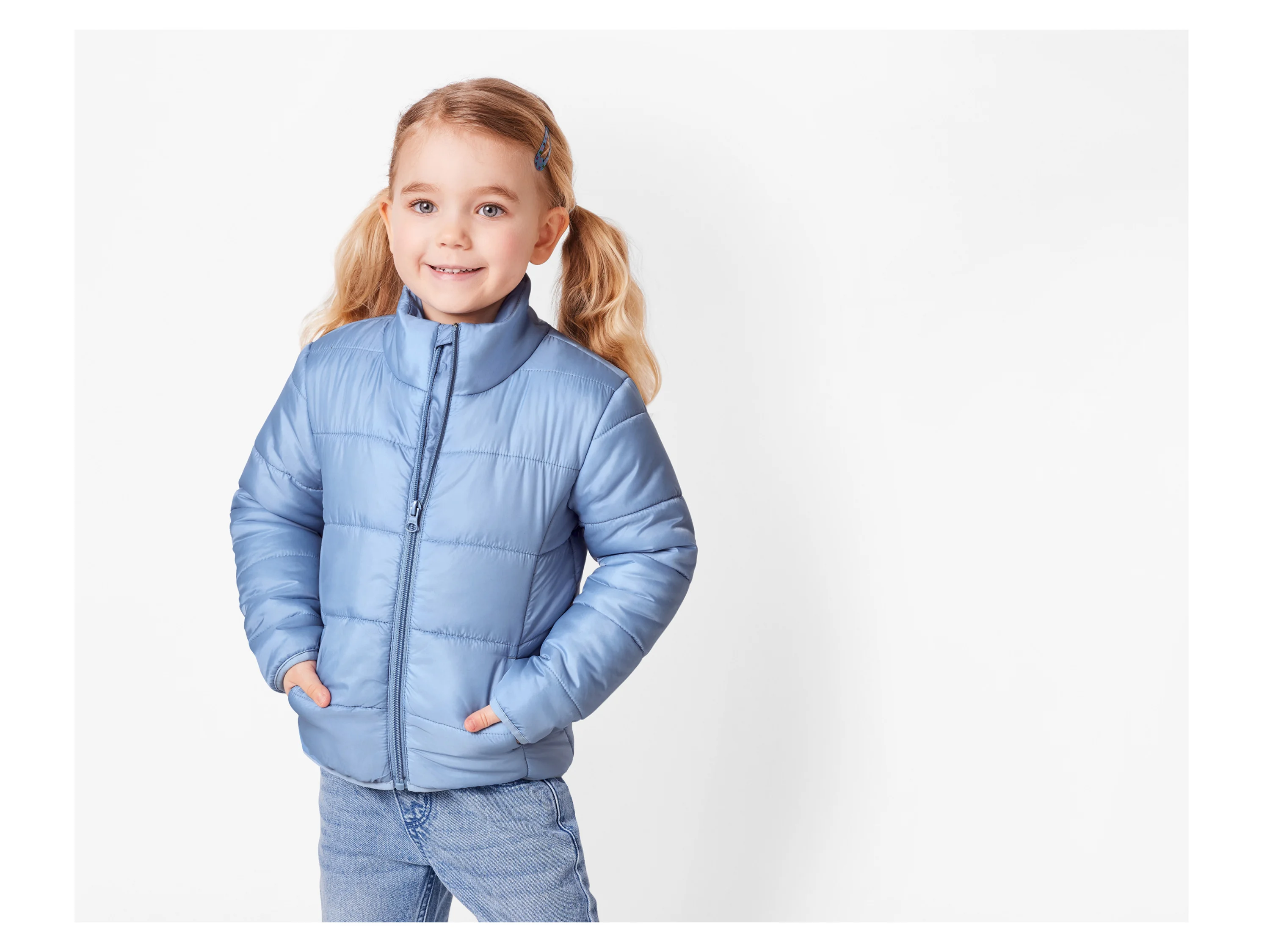 LUPILU® Kinder Lightweight-Jacke (Blau, 110/116) – Bild 2 von 3