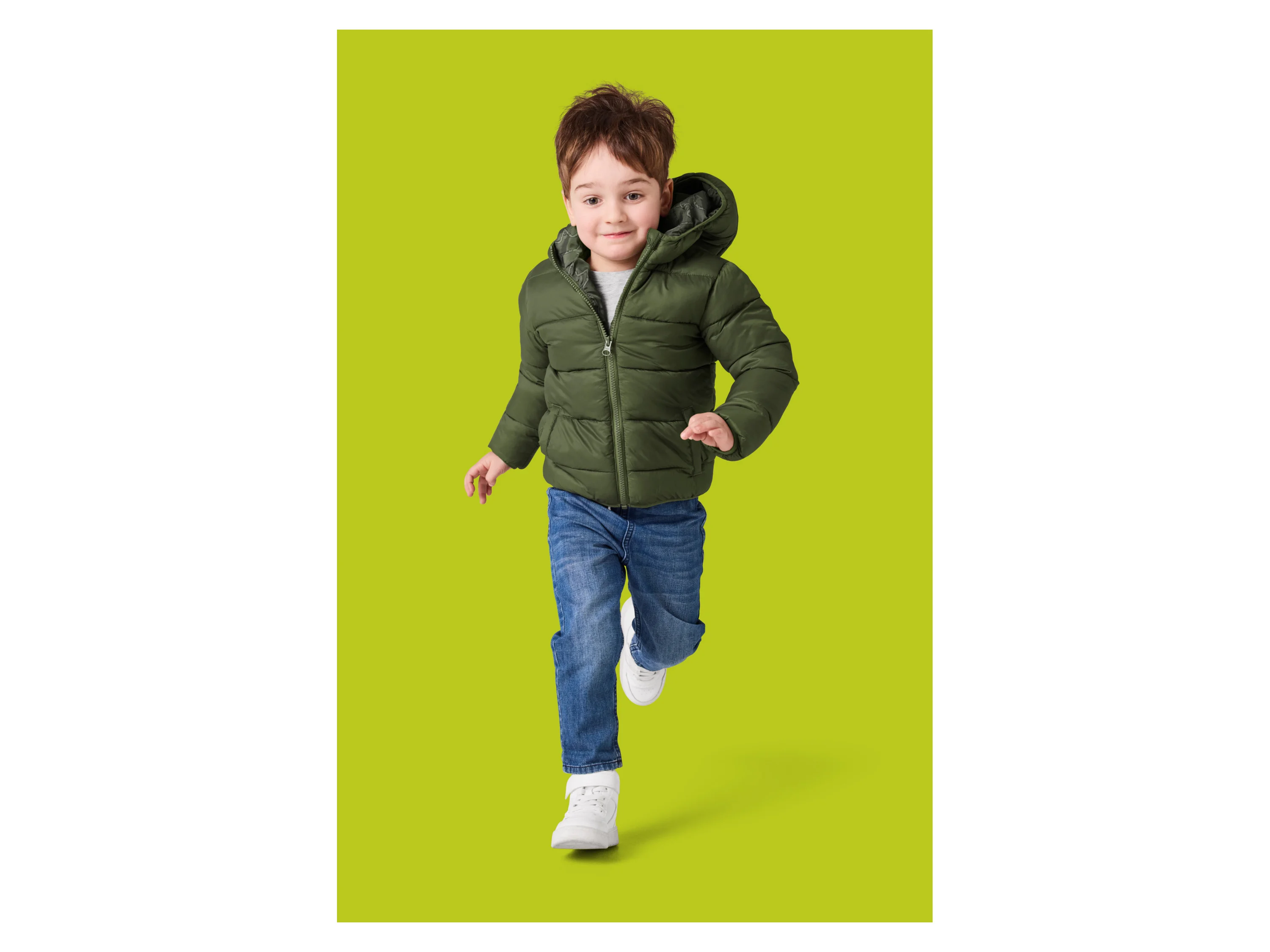 LUPILU® Kinder Lightweight-Jacke (Khaki, 110/116) – Bild 2 von 4