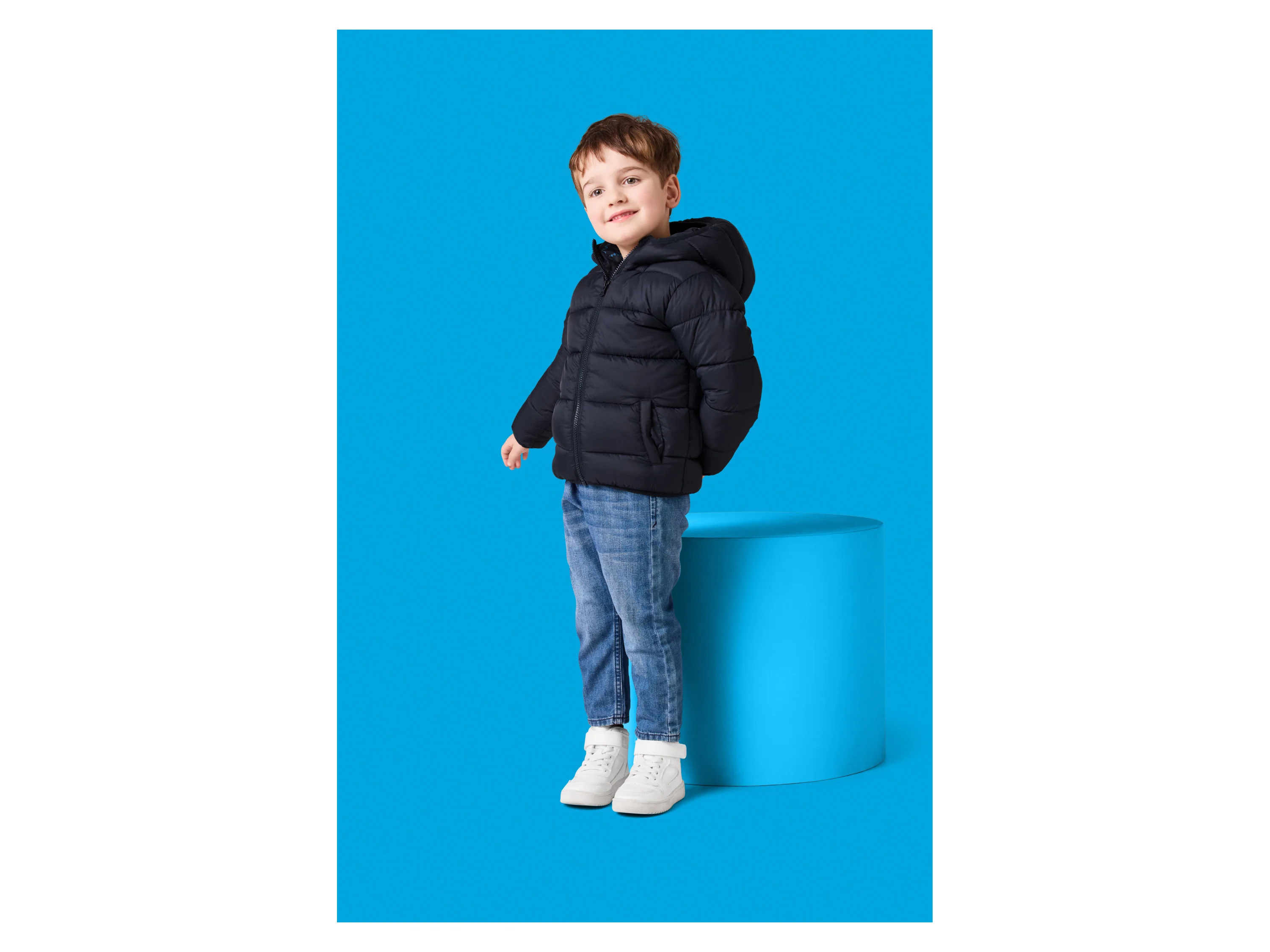 LUPILU® Kinder Lightweight-Jacke (Navy, 110/116) – Bild 2 von 4