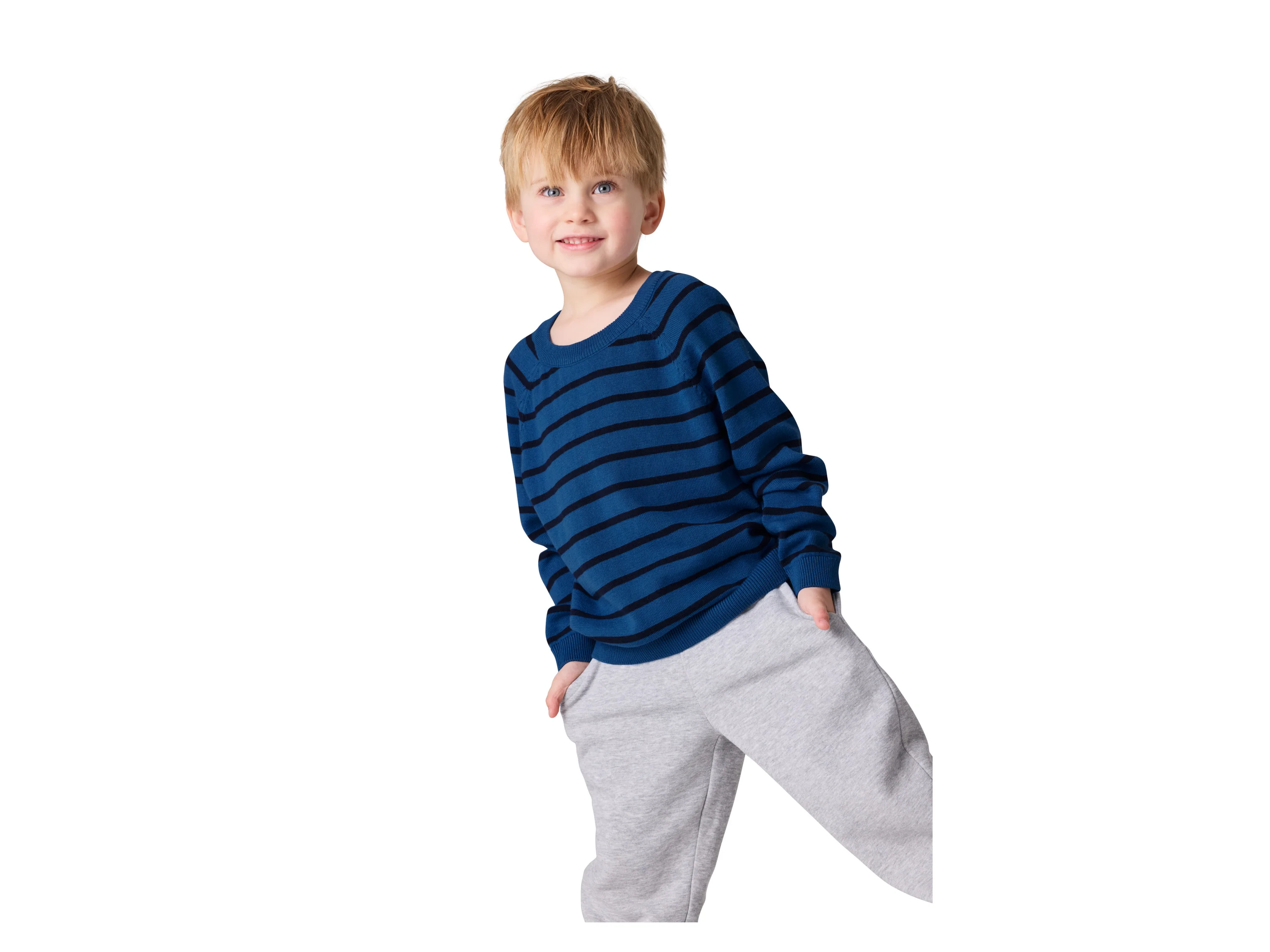 LUPILU® Kinder Pullover (Blau, 122/128) – Bild 2 von 2