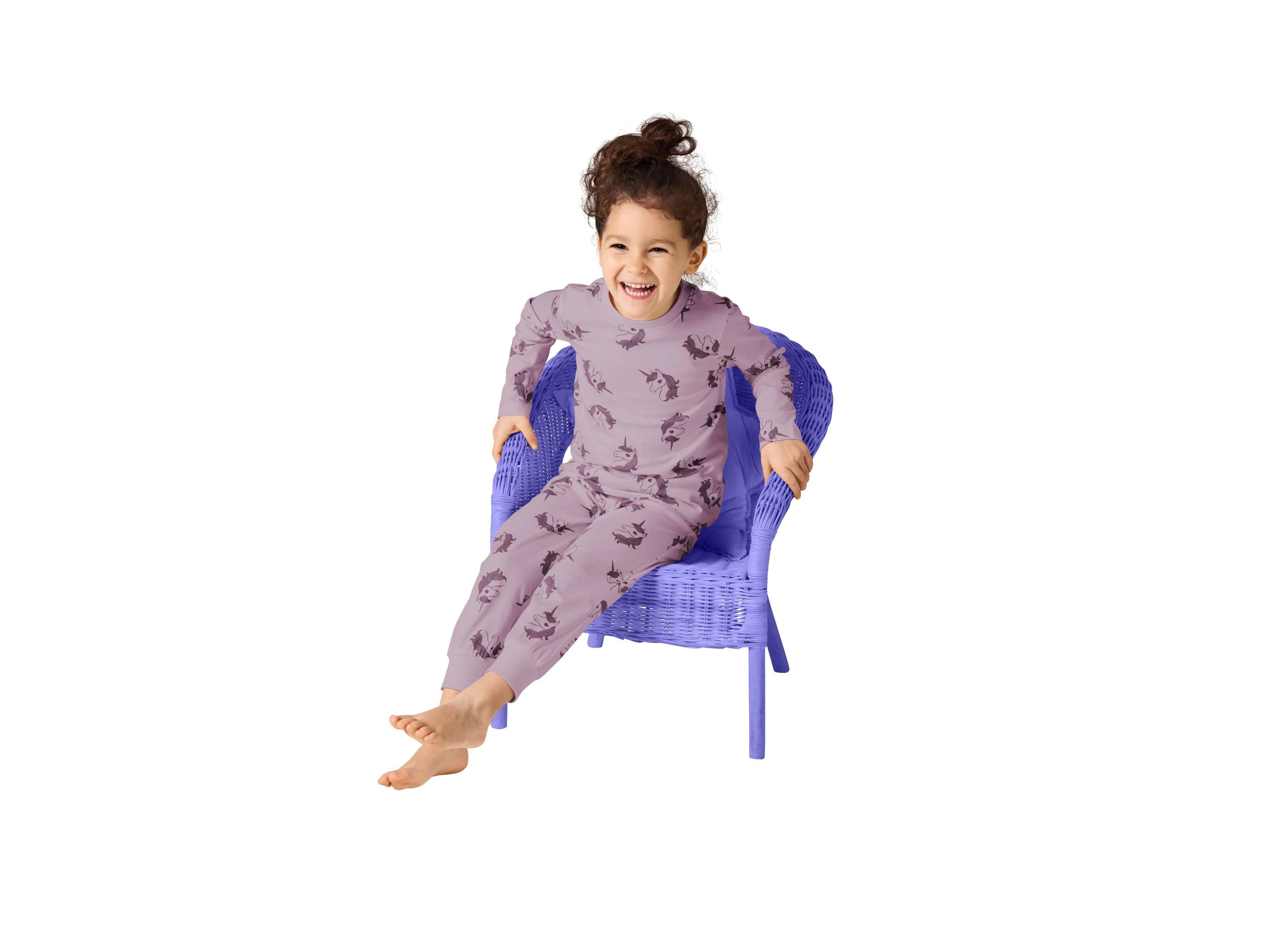 LUPILU® Kinder Pyjama (Altrosa, 98/104) – Bild 2 von 4